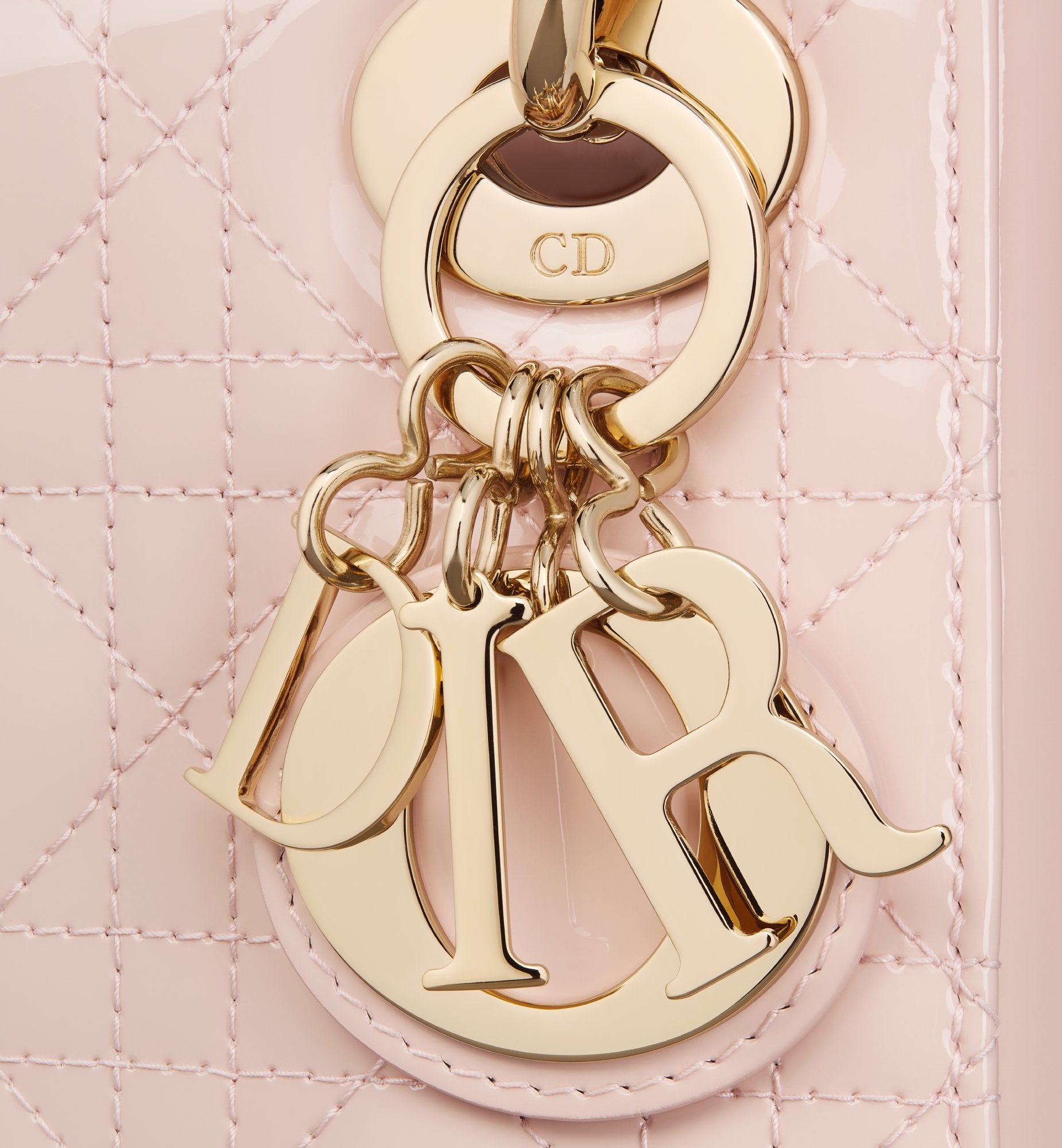 Mini Lady Dior Bag Powder Pink Patent Cannage Calfskin