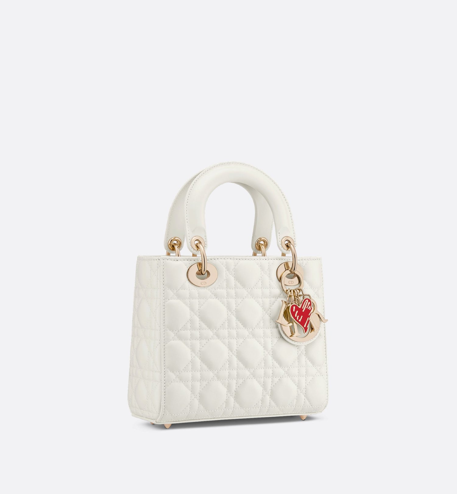 Dioramour Small Lady Dior Bag Latte Cannage Lambskin