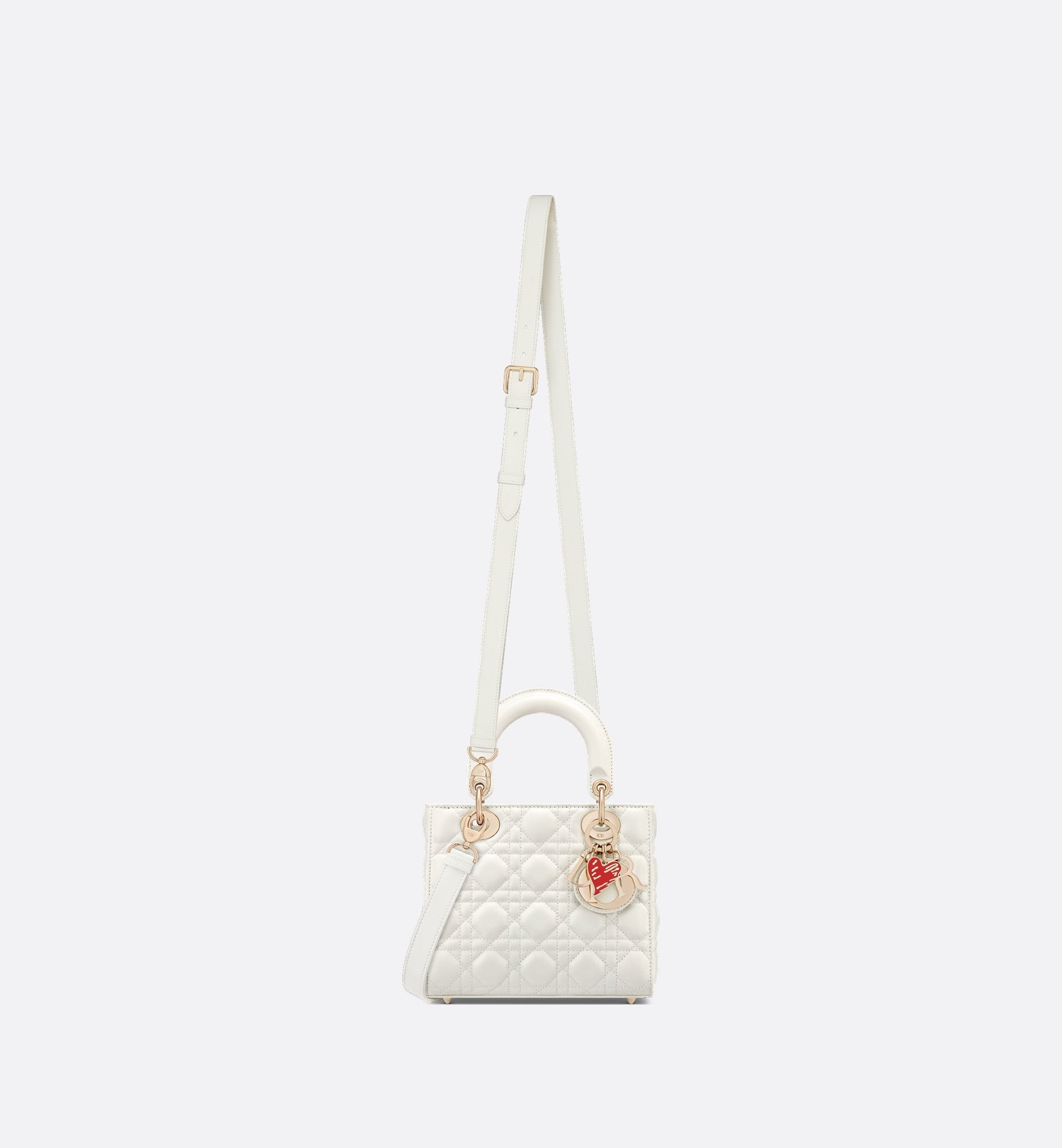 Dioramour Small Lady Dior Bag Latte Cannage Lambskin