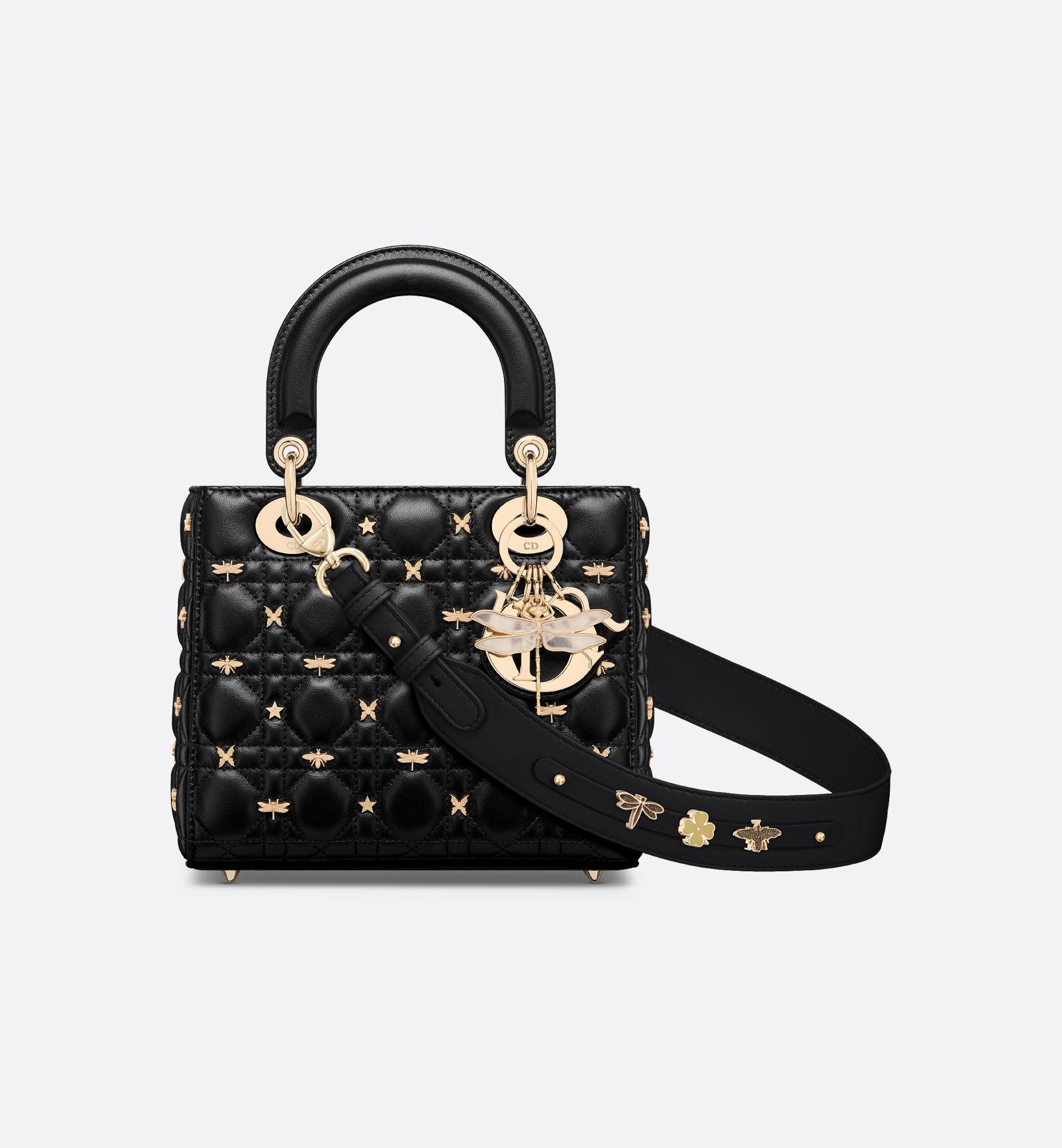 Miss dior bag in black lambskin hotsell