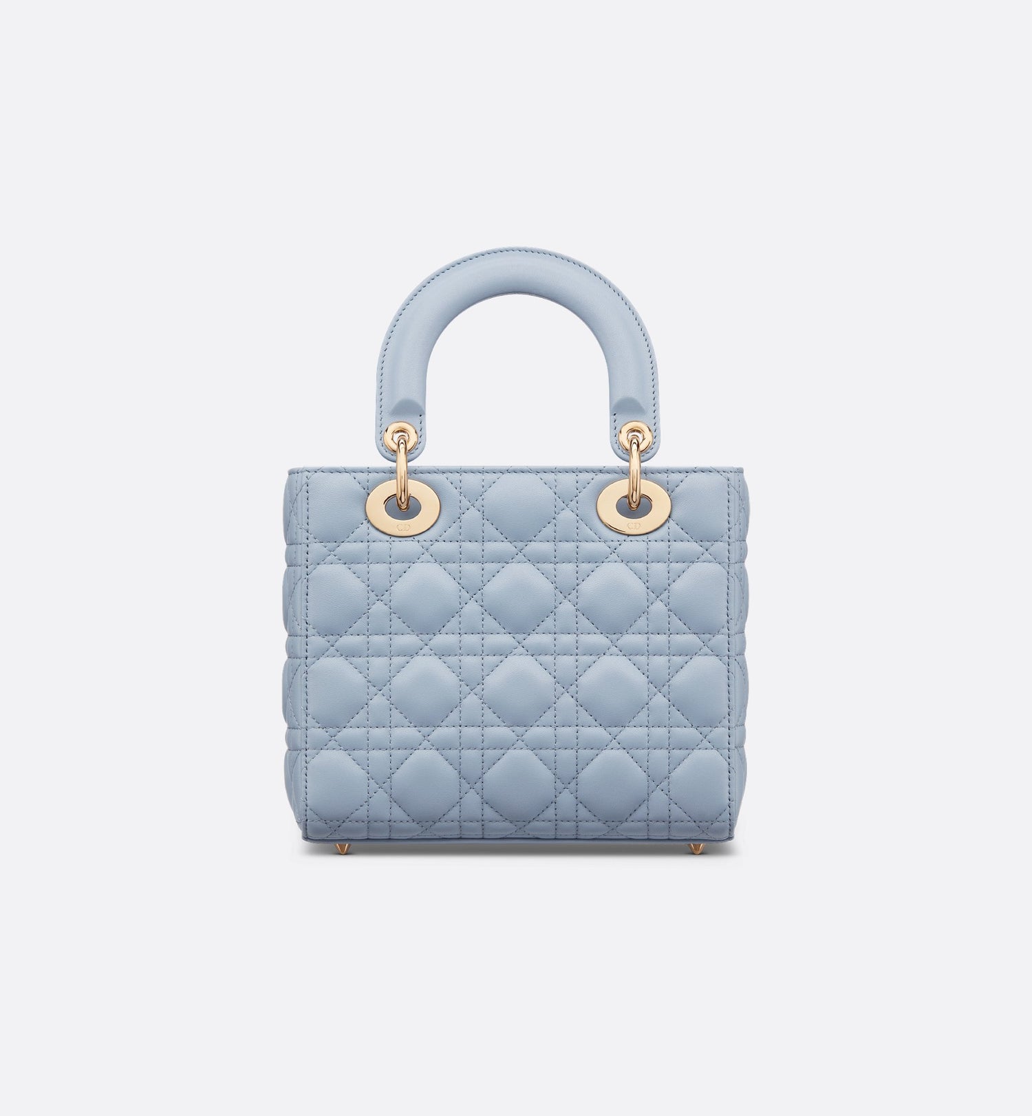 Small Lady Dior My Abcdior Bag Pale Blue Cannage Lambskin