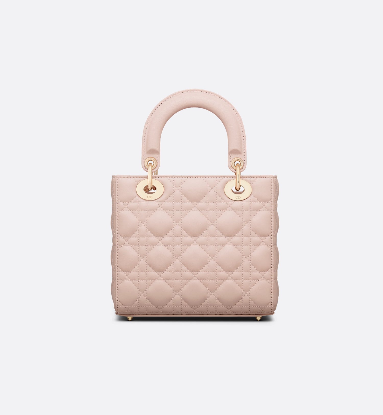 Small Lady Dior My Abcdior Bag Powder Pink Cannage Lambskin