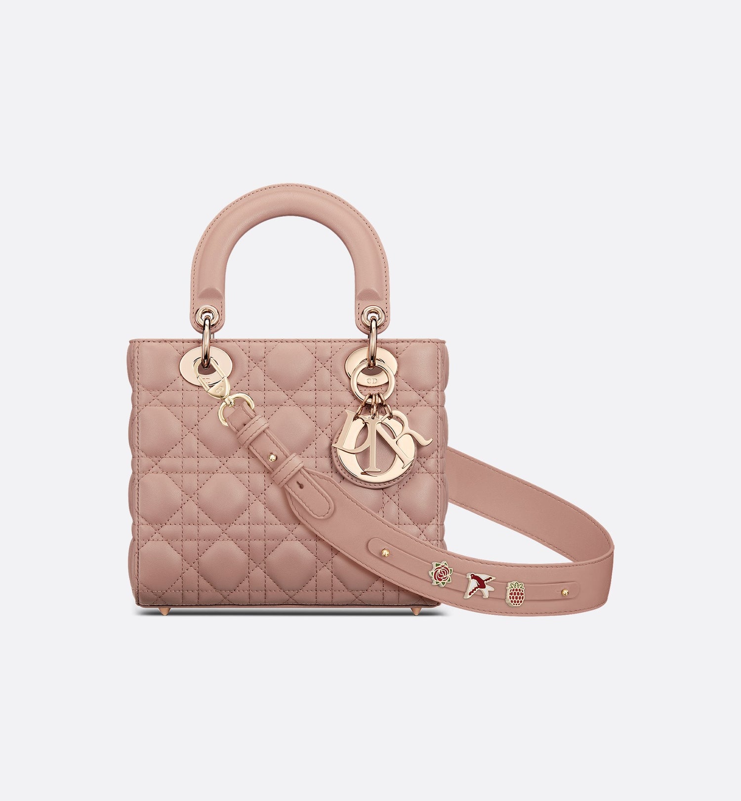 Small Lady Dior My Abcdior Bag Blush Cannage Lambskin