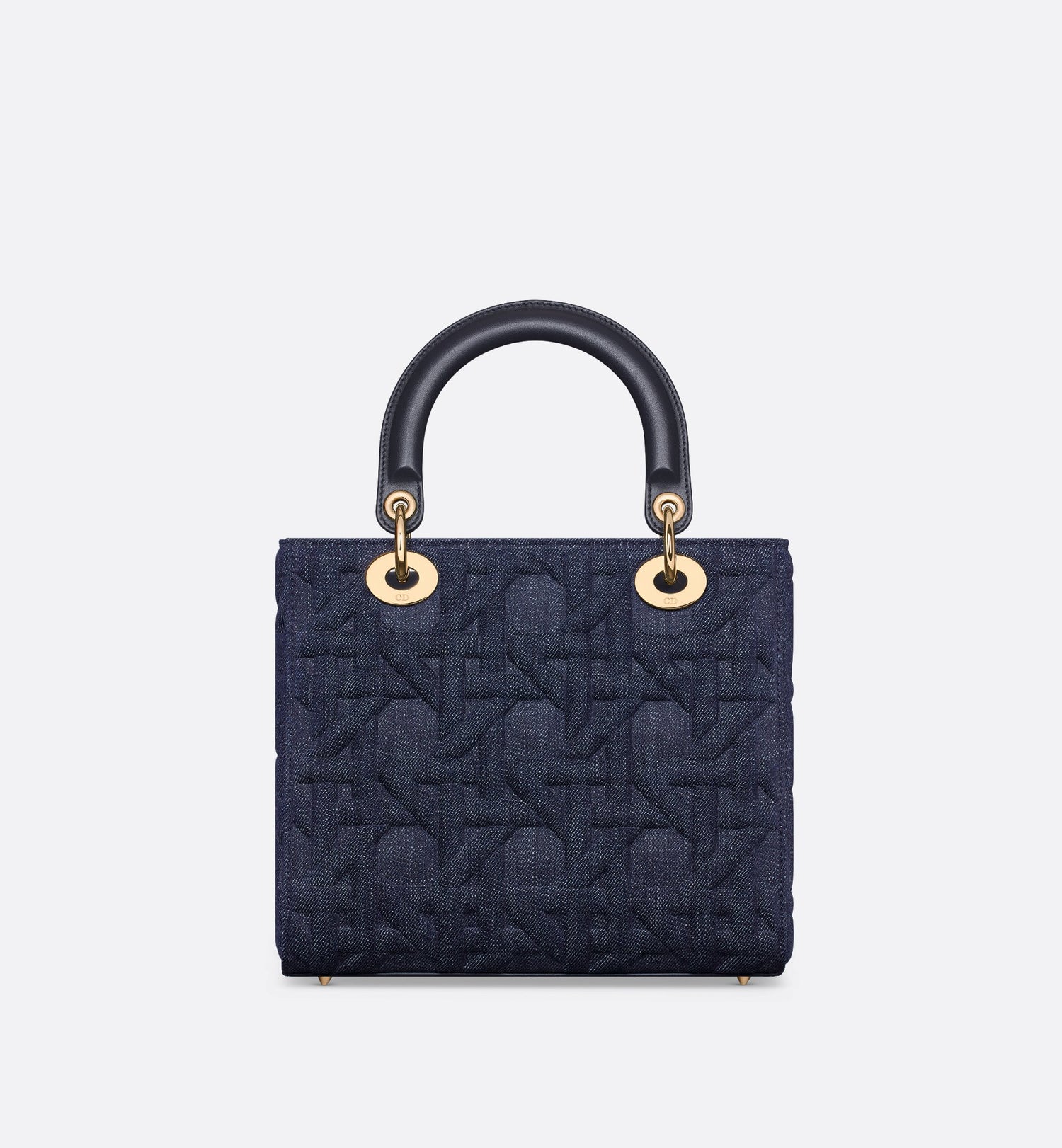 Medium Lady Dior Bag Blue Graphic Cannage Denim