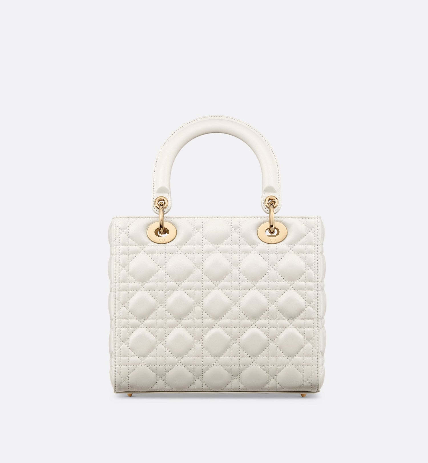 Medium Lady Dior Bag Latte Cannage Lambskin