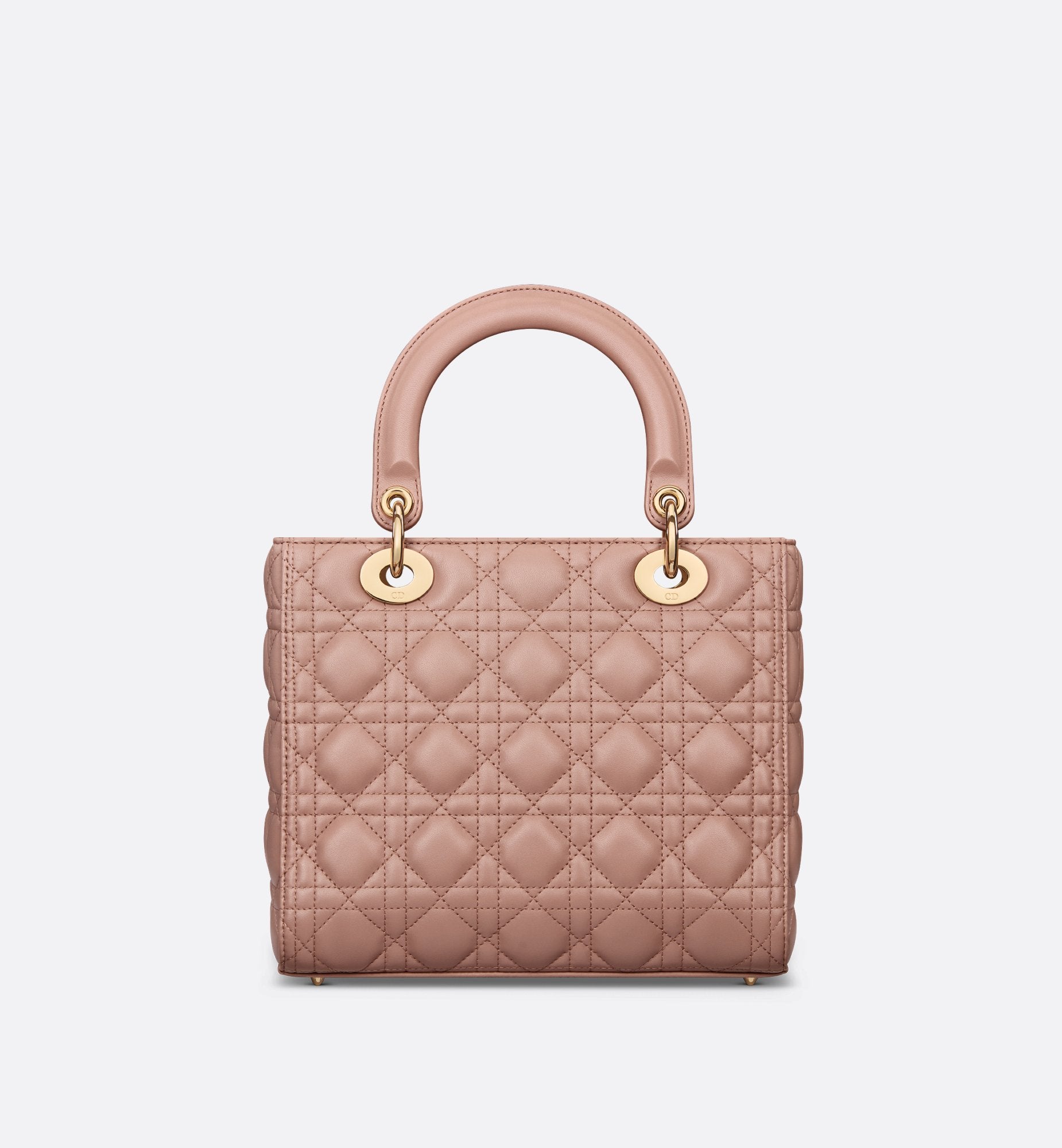 Medium Lady Dior Bag Blush Cannage Lambskin