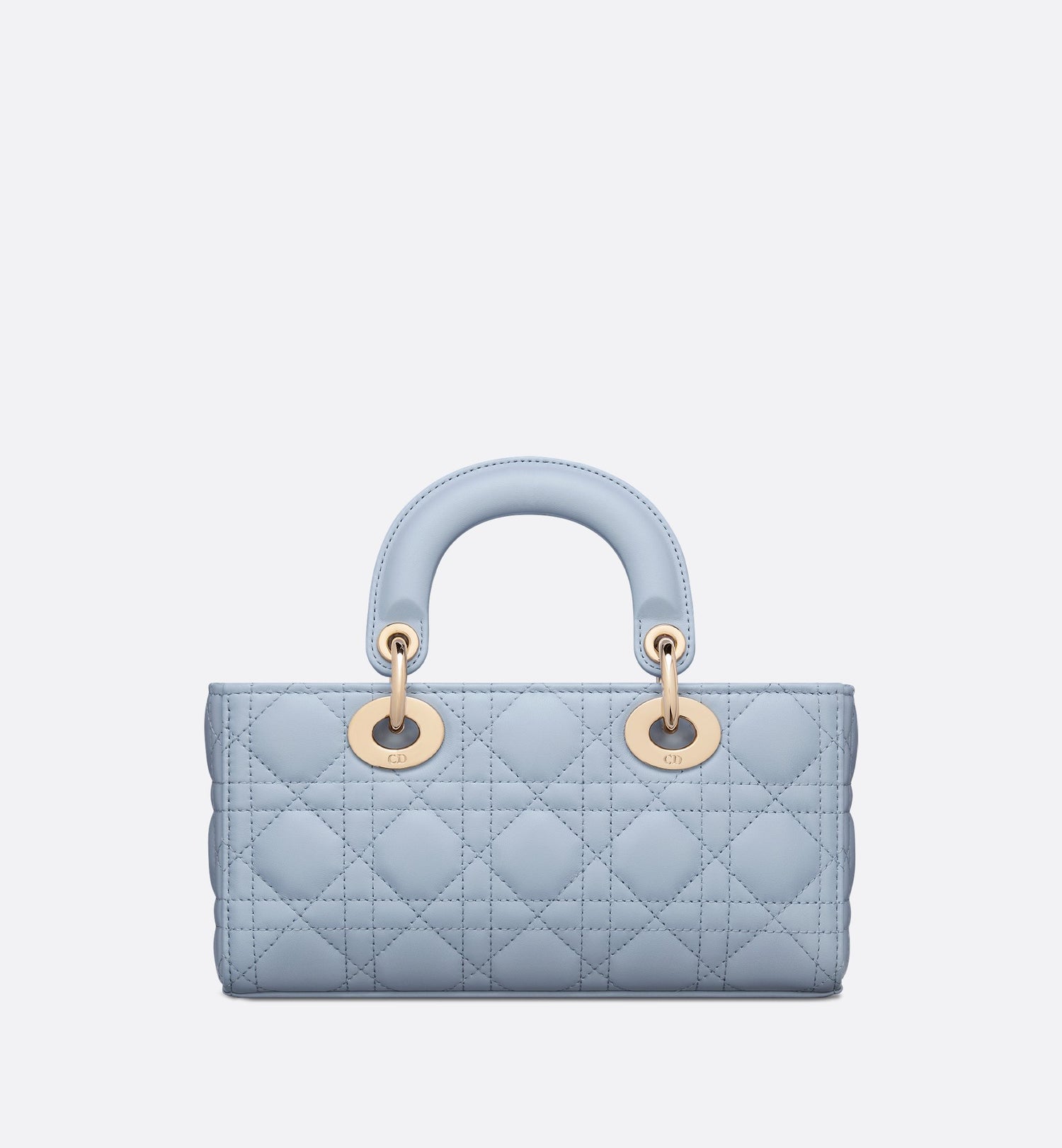 Small Lady D-Joy Bag Pale Blue Cannage Lambskin