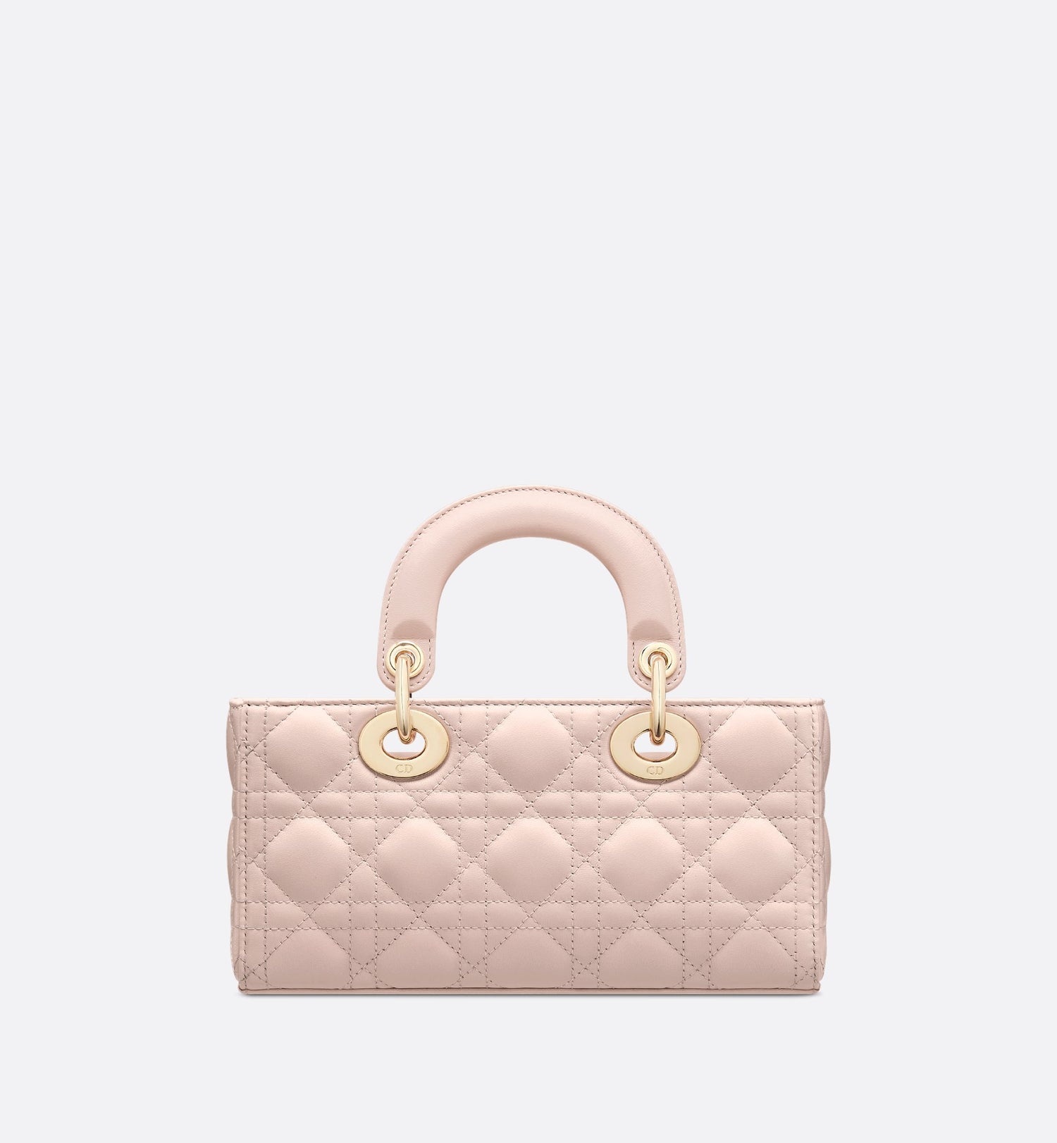 Small Lady D-Joy Bag Powder Pink Cannage Lambskin