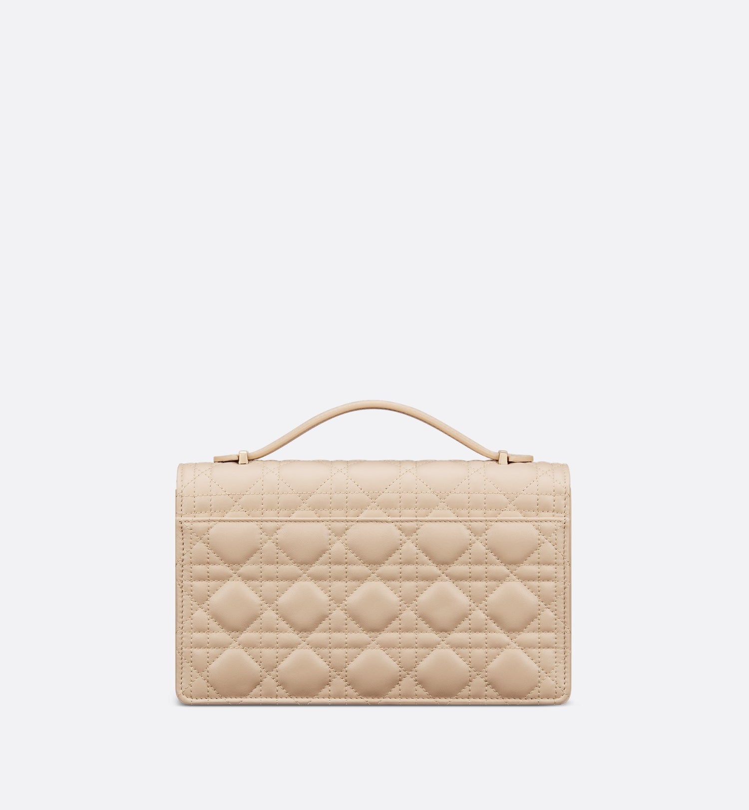 My Dior Top Handle Bag Powder Beige Cannage Lambskin