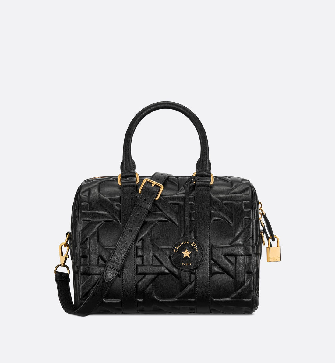 Groove 25 Bag Black Graphic Cannage Calfskin