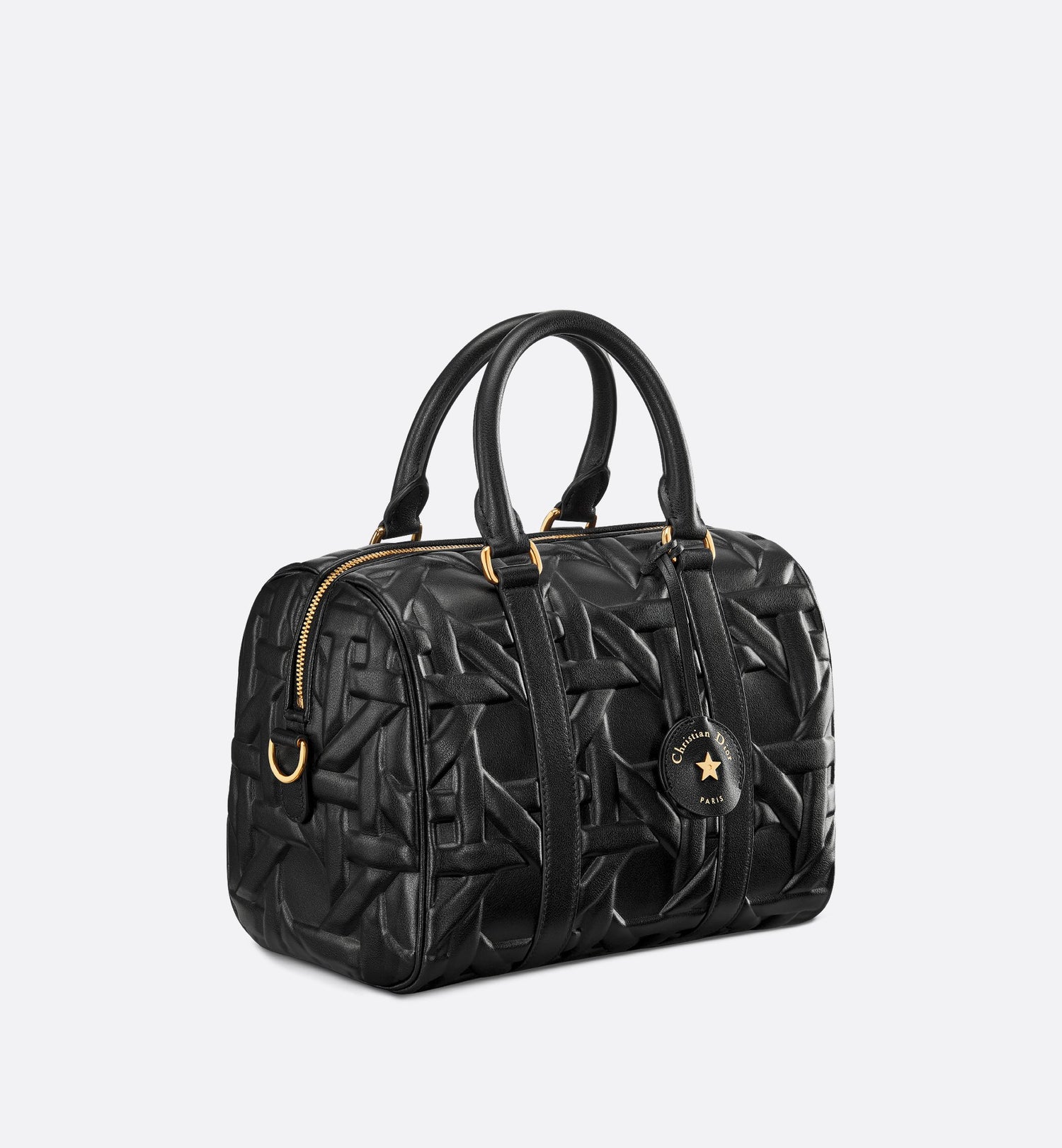 Groove 25 Bag Black Graphic Cannage Calfskin