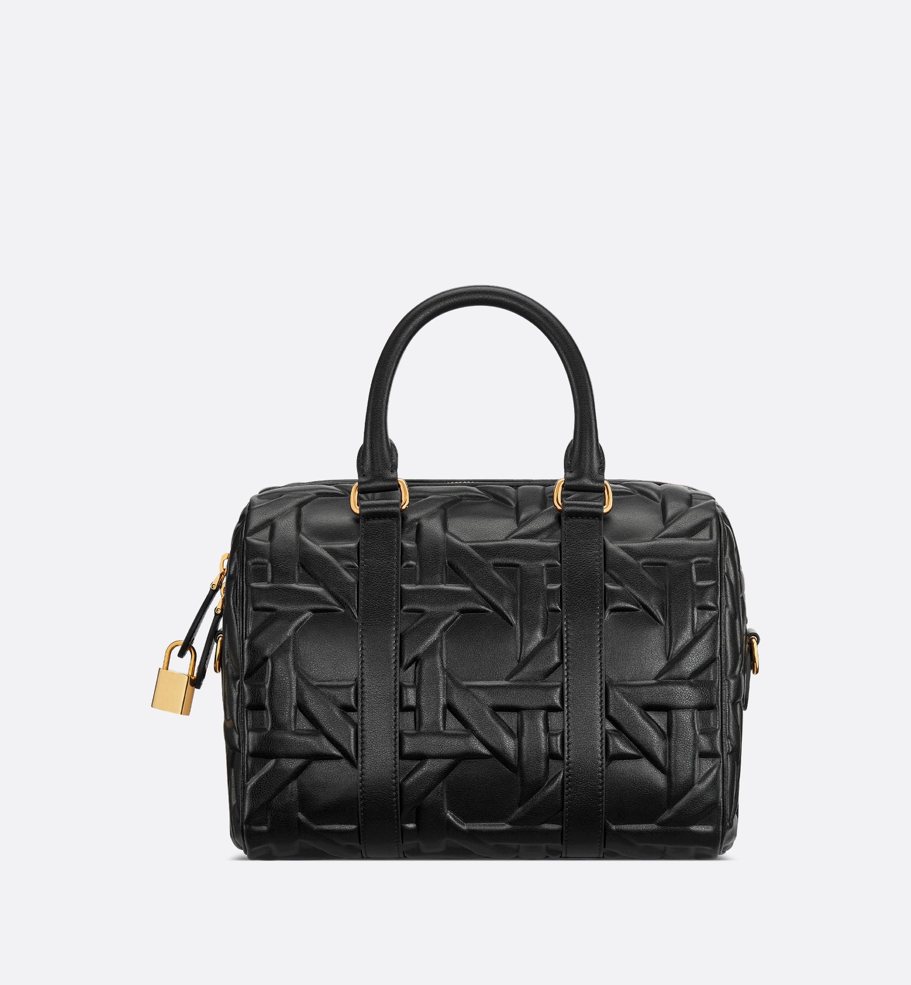 Groove 25 Bag Black Graphic Cannage Calfskin