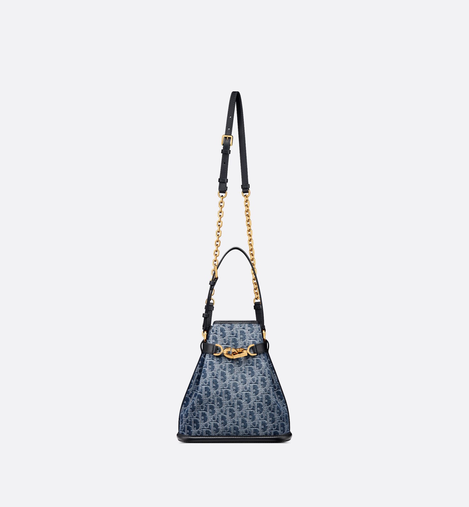 Medium C Est Dior Bag Blue Denim Dior Oblique Jacquard