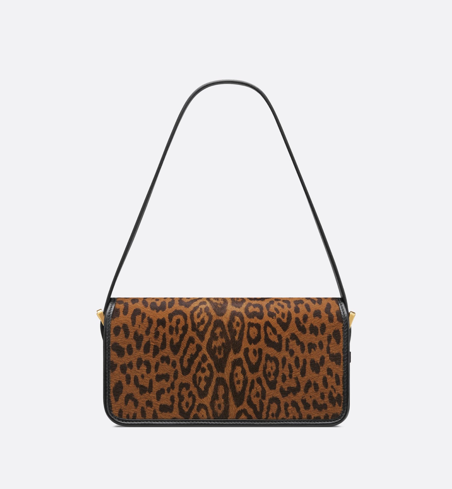 Miss Dior Flap Bag Camel Pony Hair Calfskin With Brown Leopard Motif