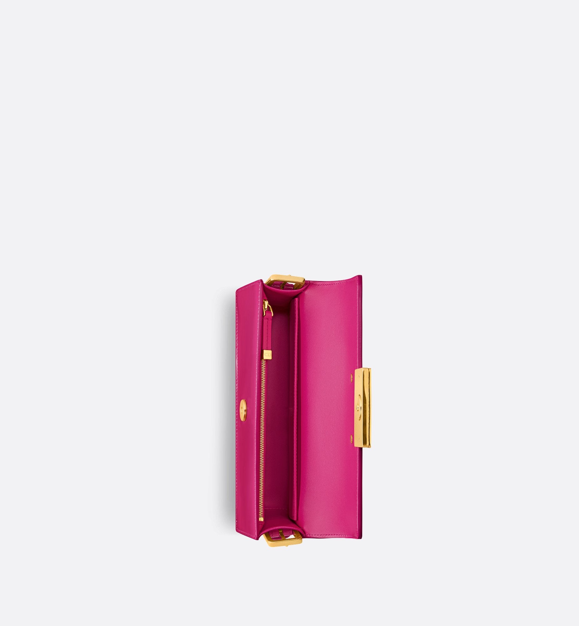 Miss Dior Flap Bag Fuchsia Patent Calfskin