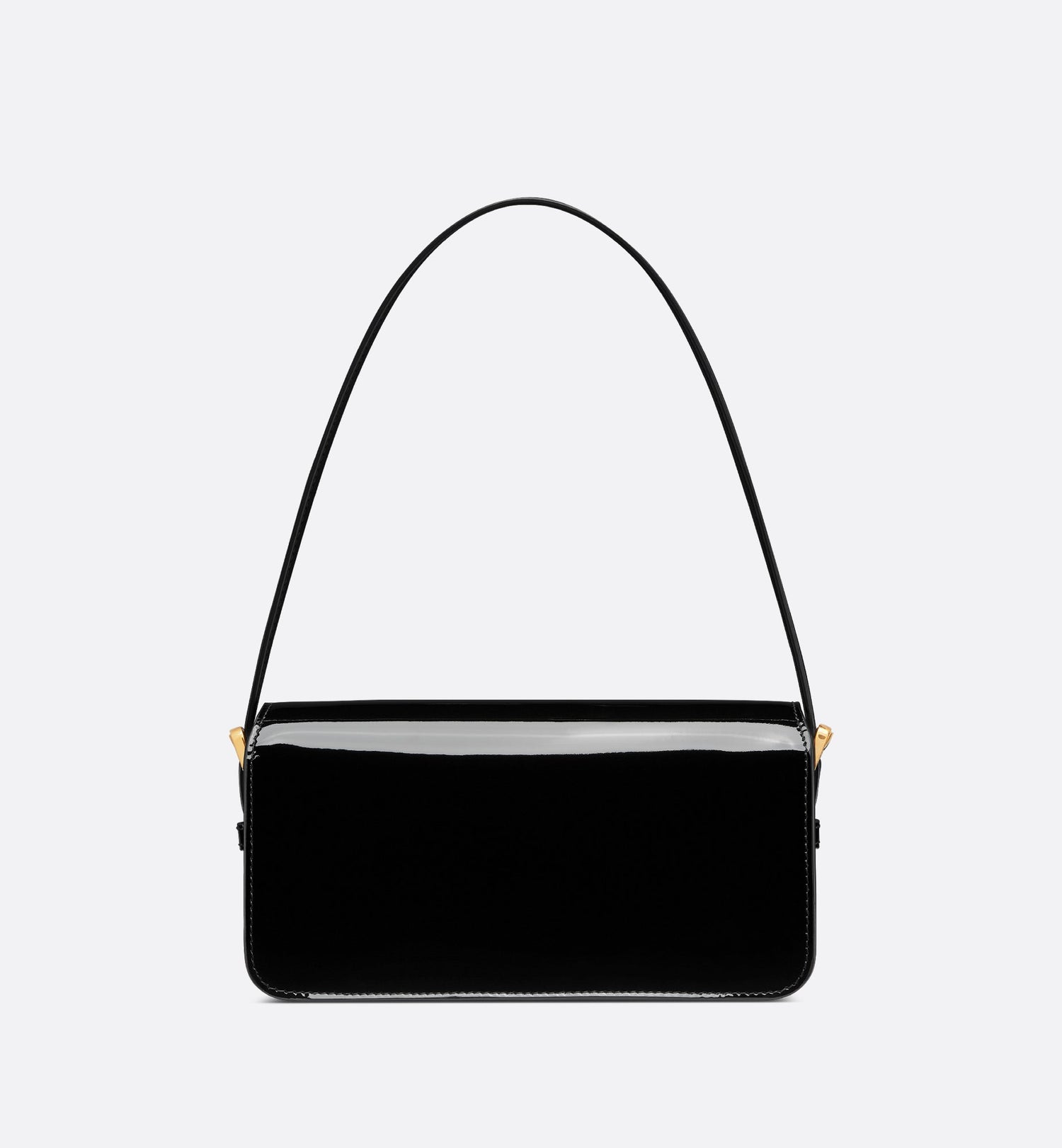 Miss Dior Flap Bag Black Patent Calfskin