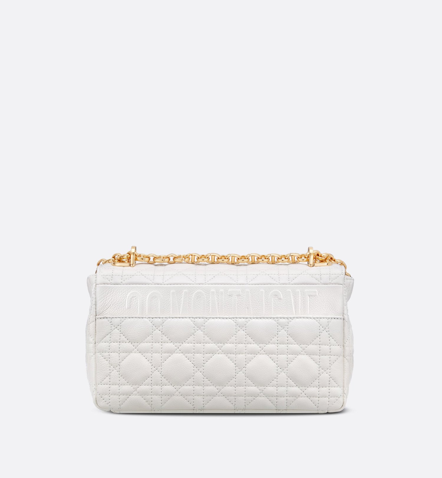 Medium Dior Caro Bag Ivory Cannage Supple Calfskin And Lambskin