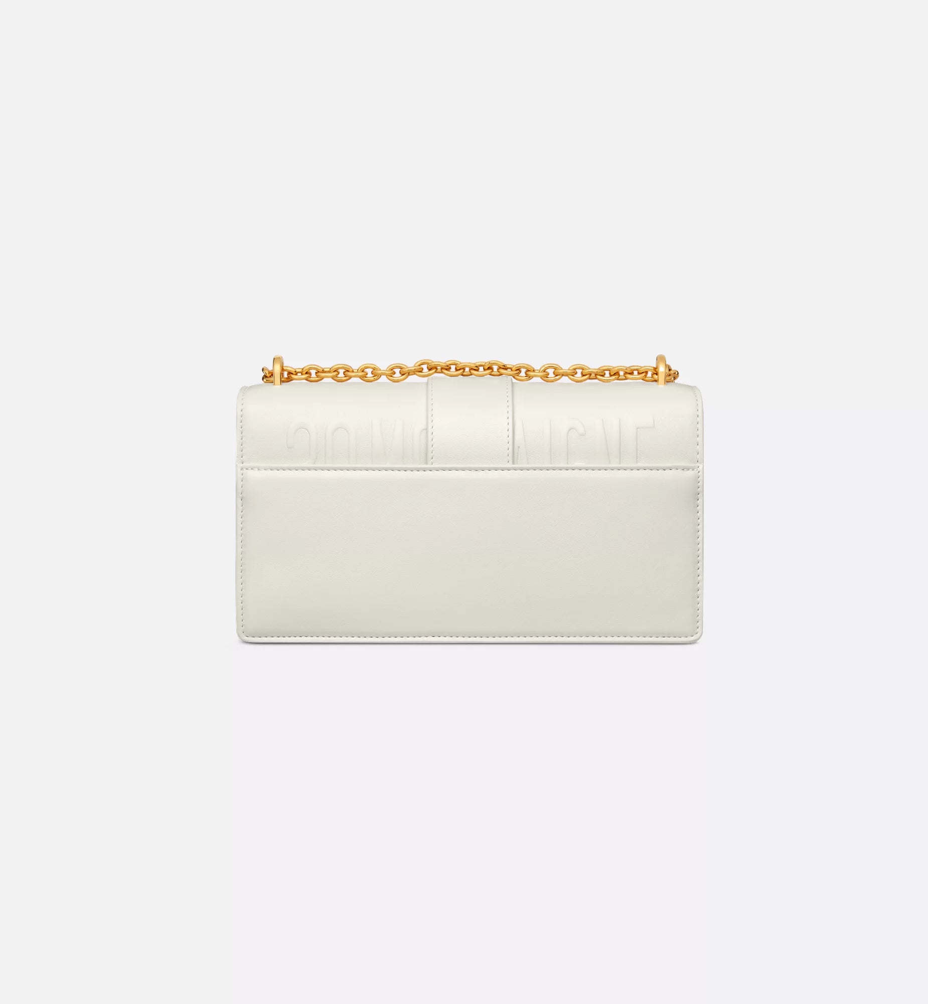 30 Montaigne East-West Bag with Chain Latte Calfskin