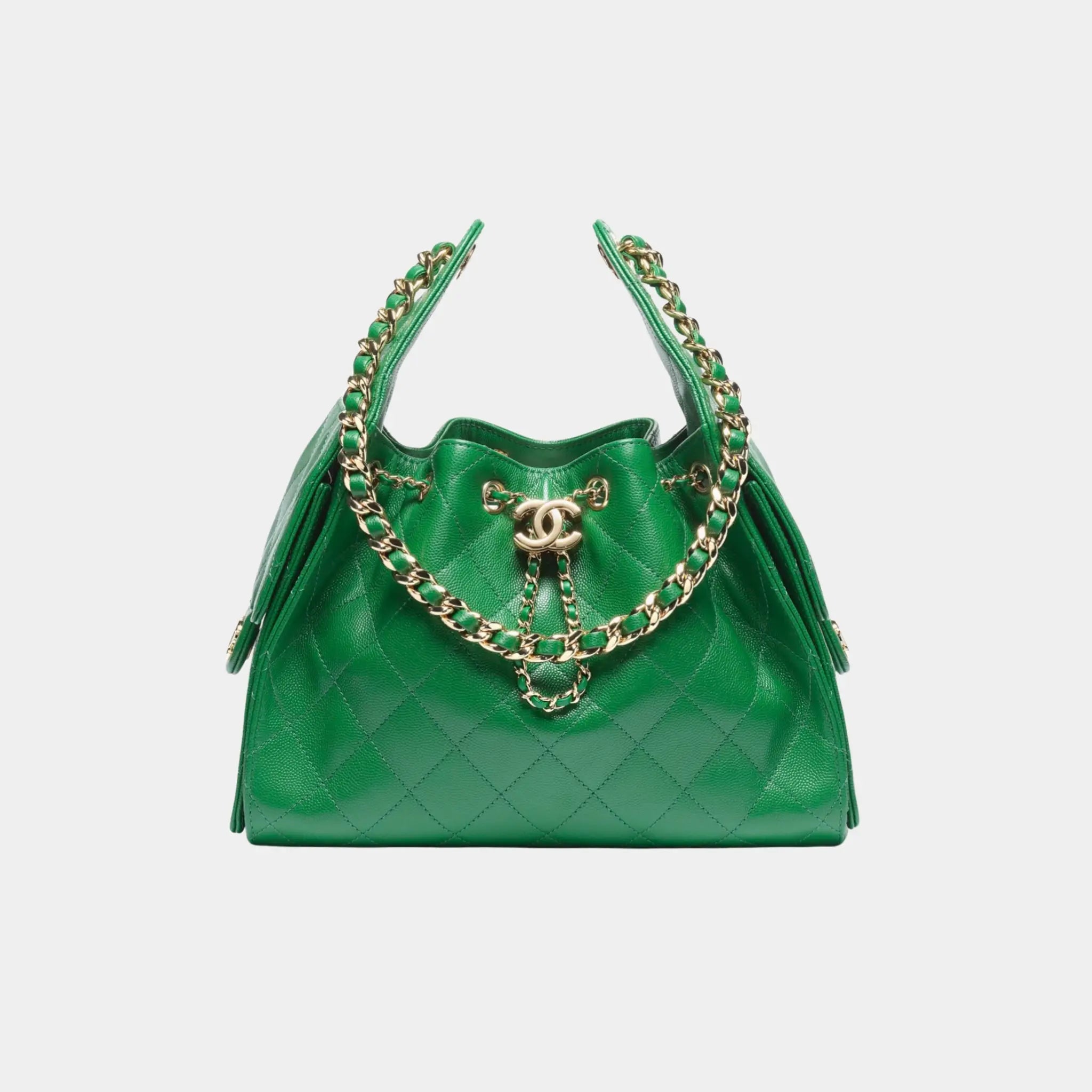 Chanel 25 Small Handbag Calfskin &amp; Gold-Tone Metal
