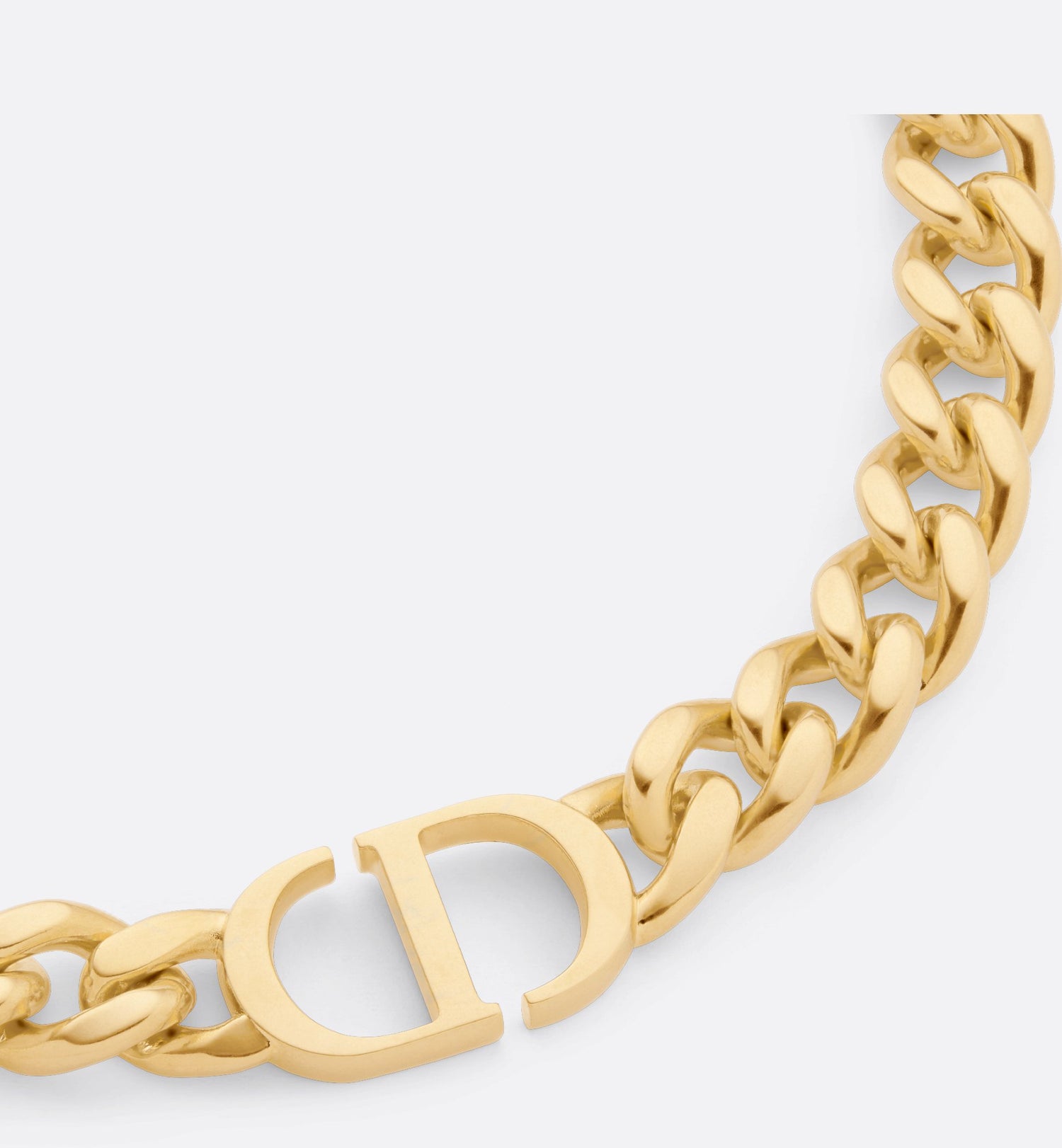 30 Montaigne Choker Gold Finish Metal