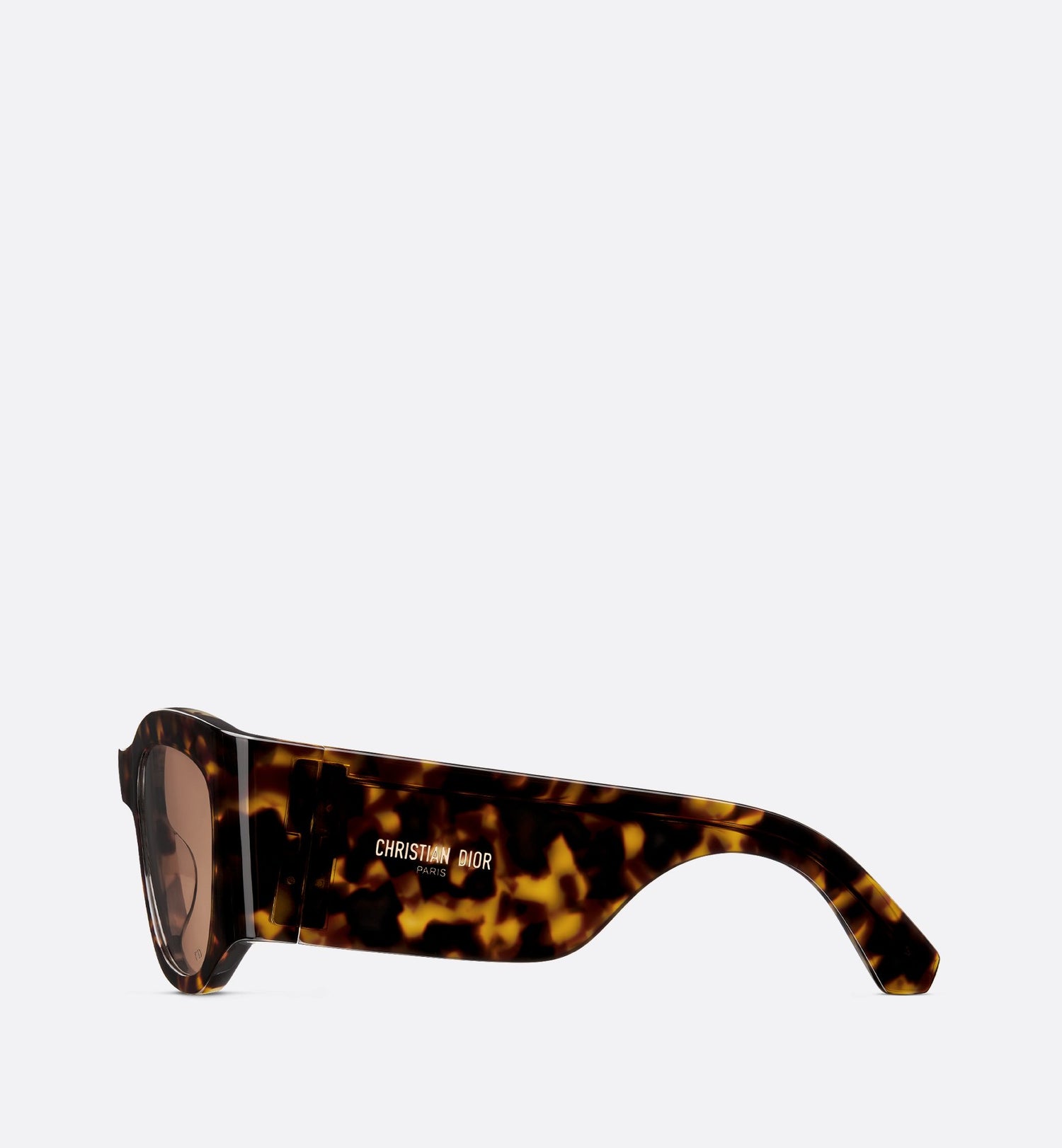 Diornuit S1I Brown And Honey Tortoiseshell Effect Square Sunglasses