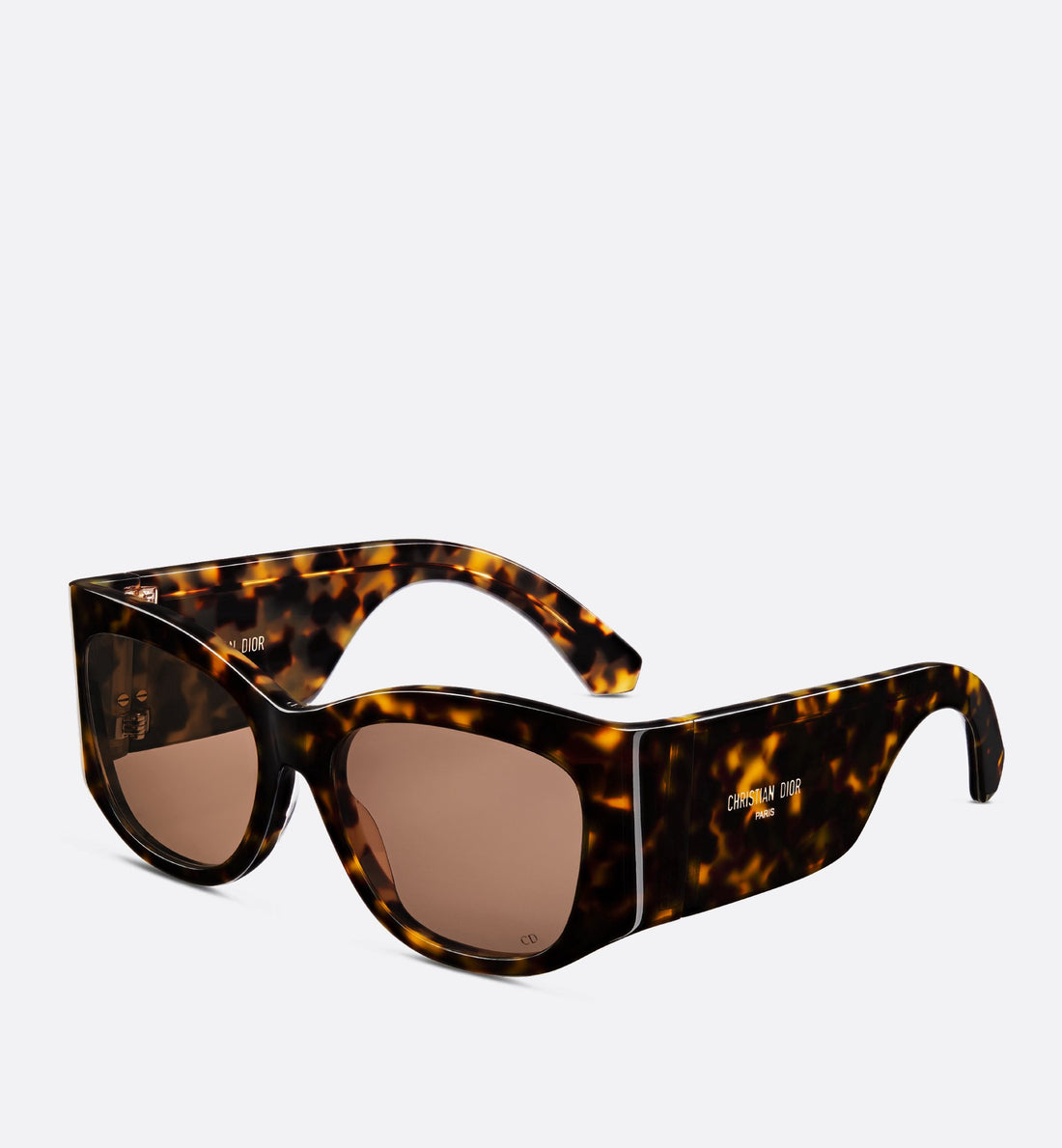 Diornuit S1I Brown And Honey Tortoiseshell Effect Square Sunglasses