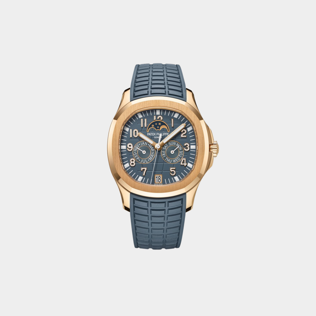 Patek Philippe Aquanaut 5261R-001 – Rose Gold Moon Phase Annual Calendar