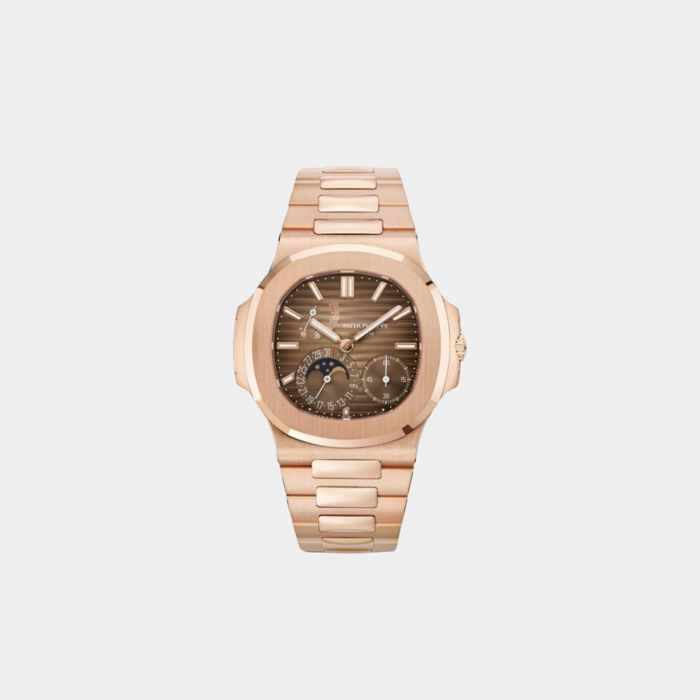 Patek Philippe Nautilus 5711/1R-001 – Rose Gold, Brown Sunburst Dial