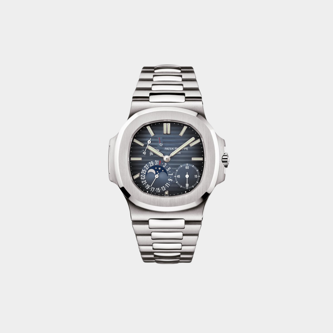 Patek Philippe Nautilus 5712/1A-001 – Stainless Steel, Moon Phase, Power Reserve