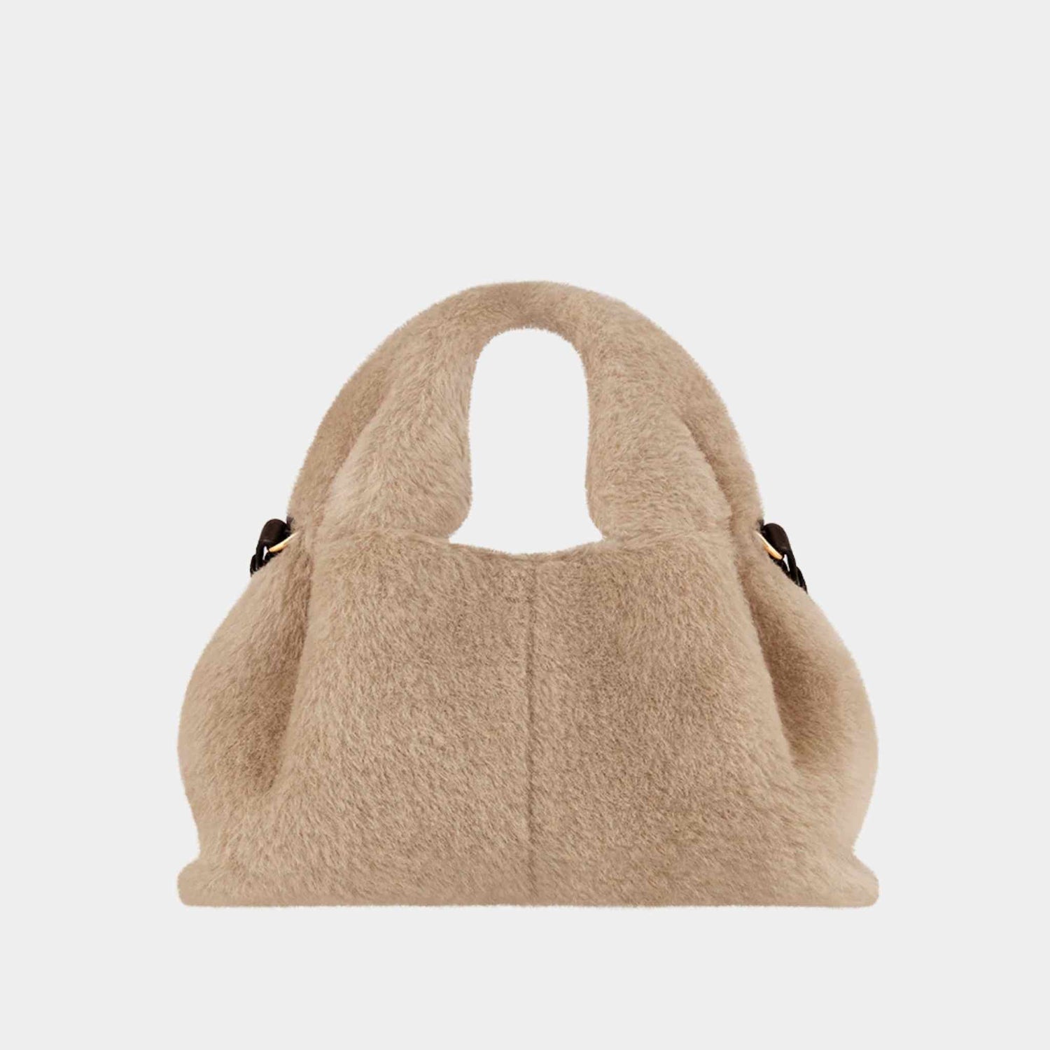 Polene Numero Neuf Mini Handbag Textured Edition Alpaca Front
