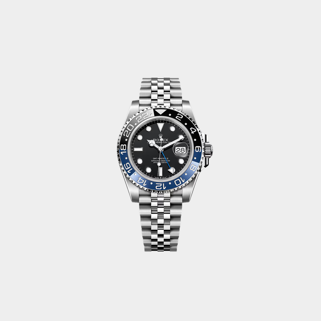 Rolex Batgirl GMT-Master 126710BLNR Jubilee Bracelet