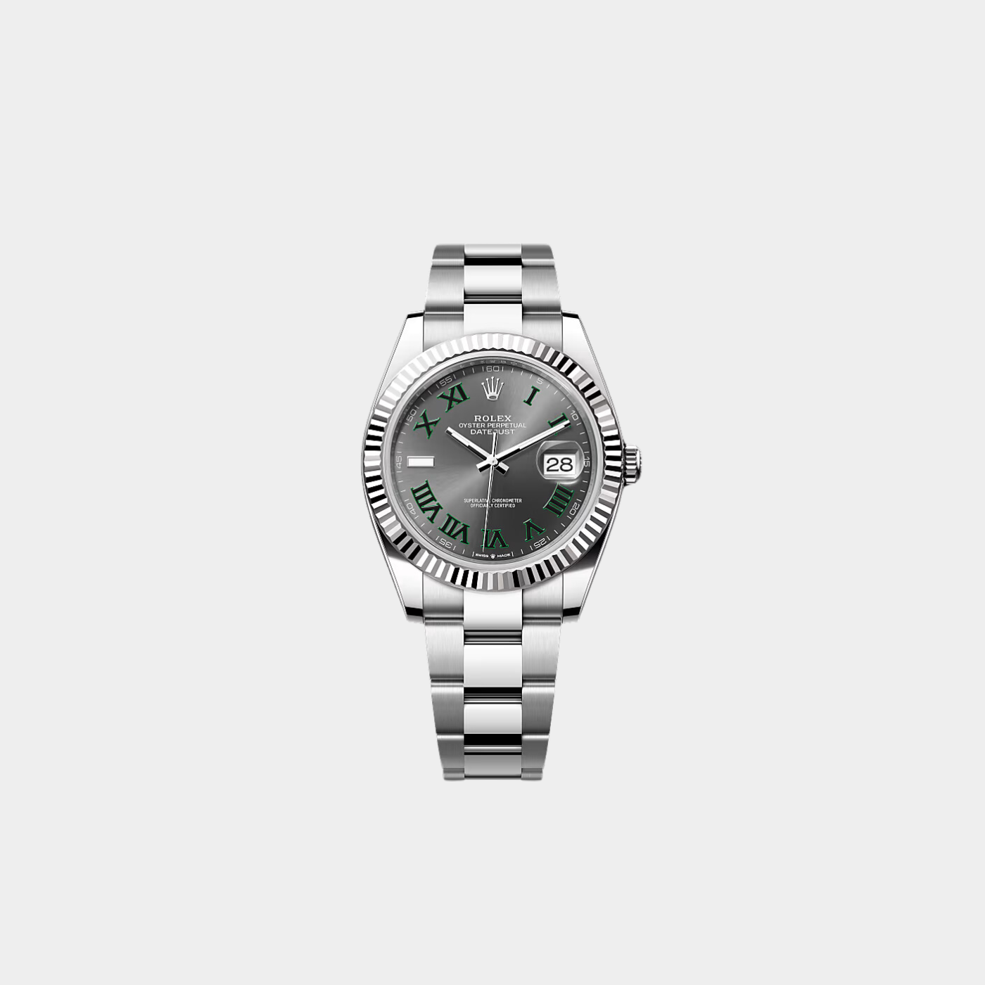 Rolex Datejust 41 Grey Dial Men&