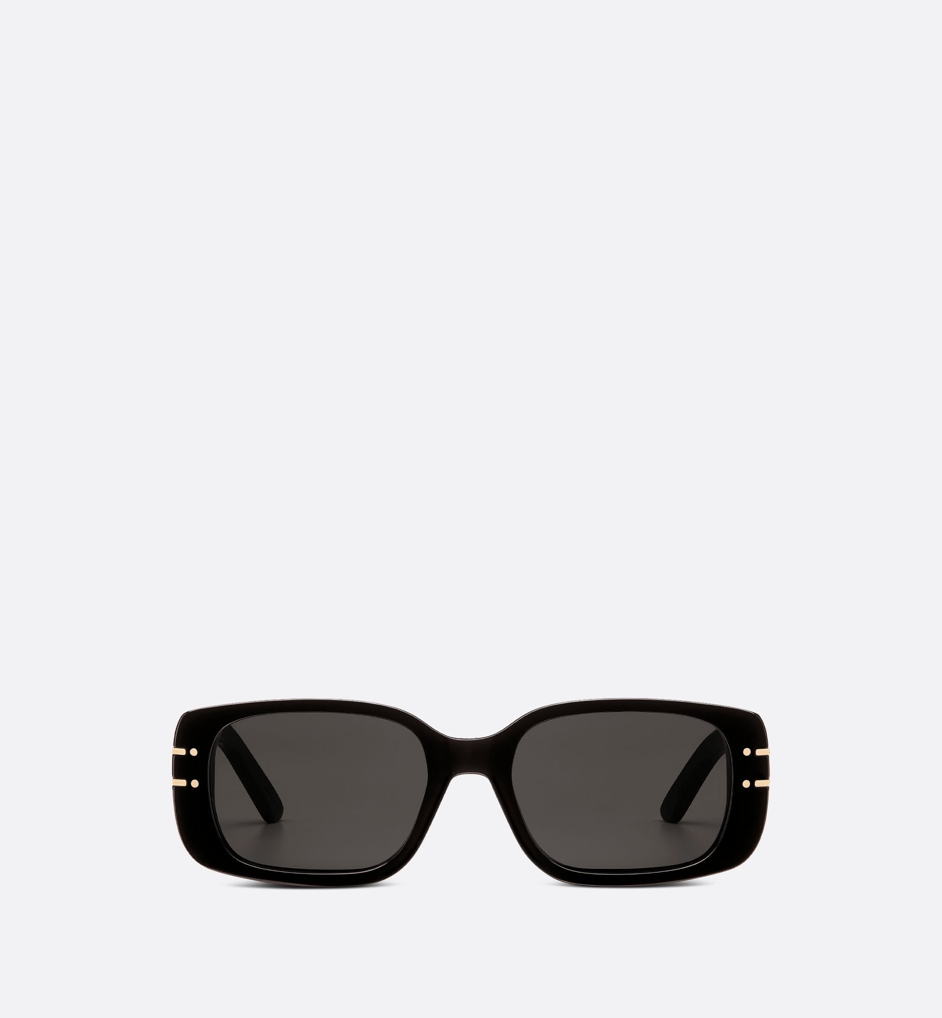 Diorsignature S12I Black Rectangular Sunglasses