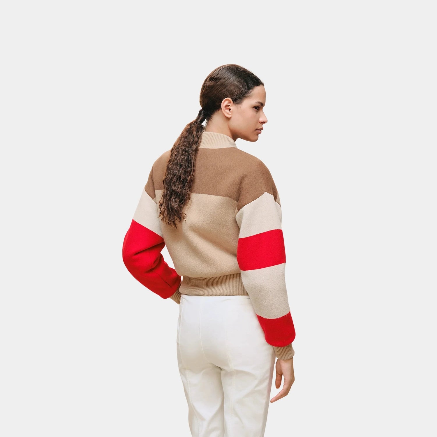 Grand Manege Quilted Varsity Jacket
