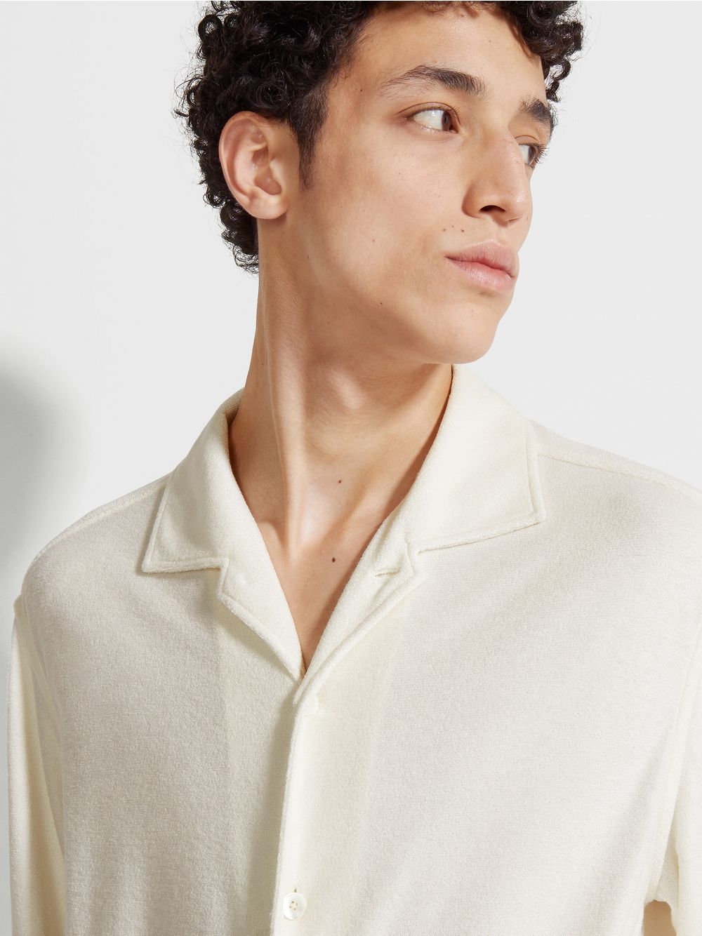 COTTON AND SILK SHIRT