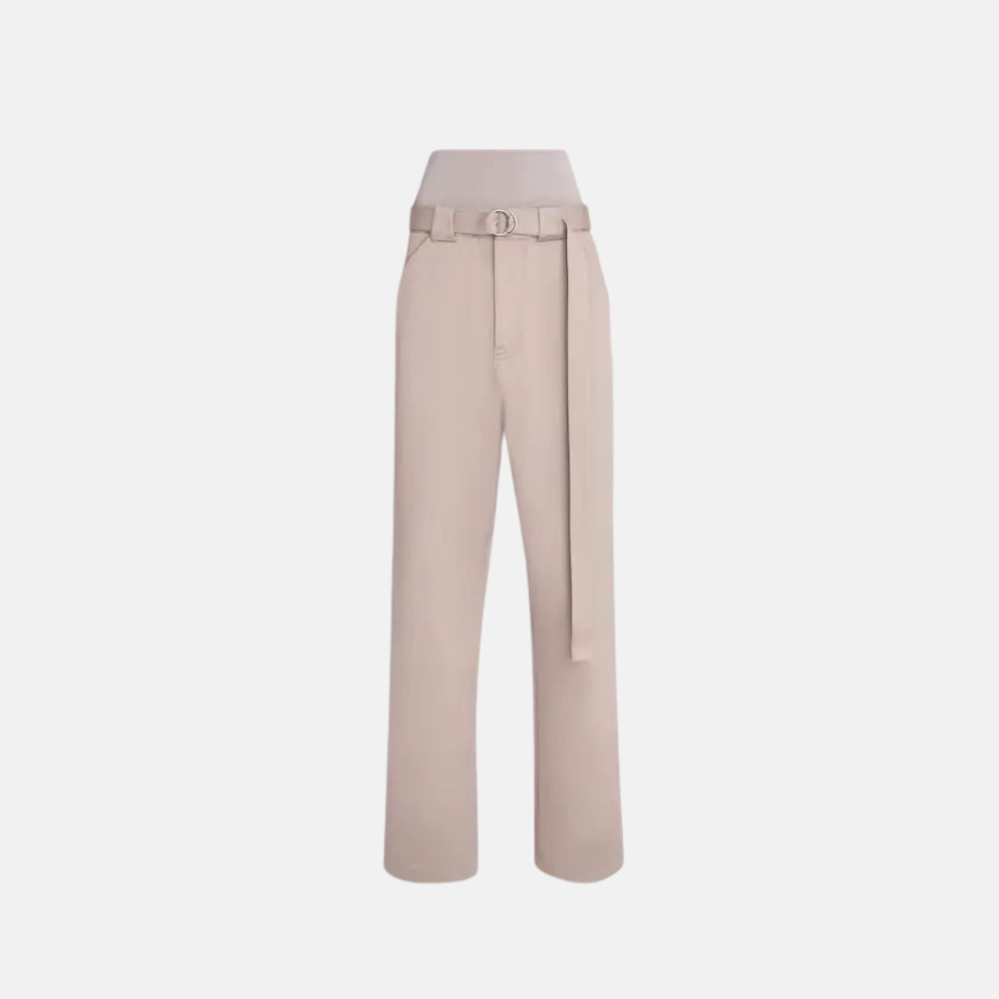 Alaia Cargo Trousers With Knit Band, Tan