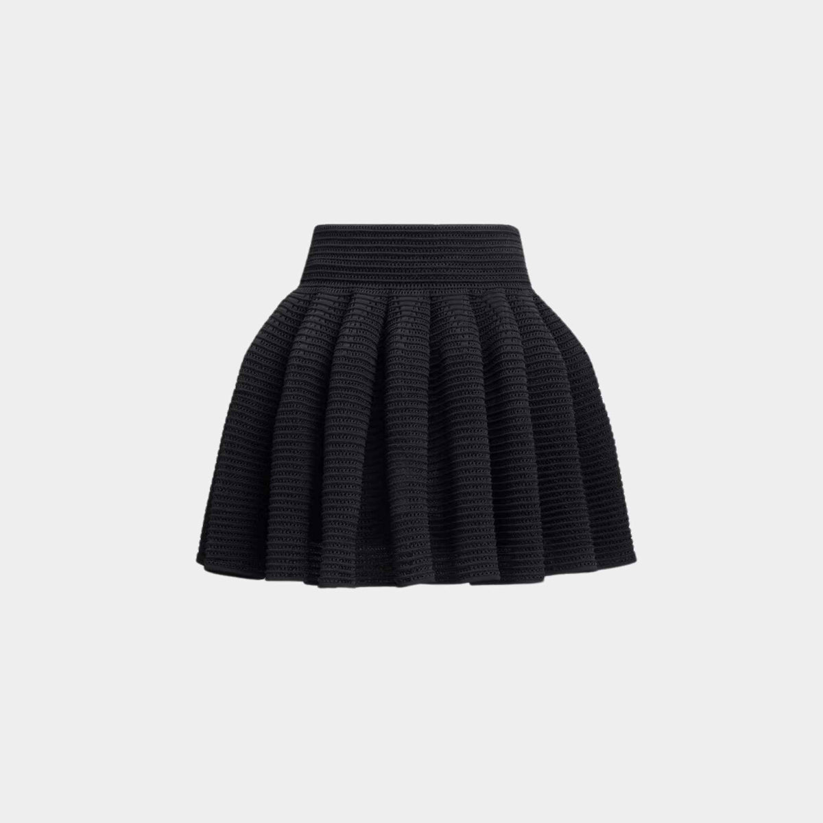 Crinoline Knit Mini Skirt