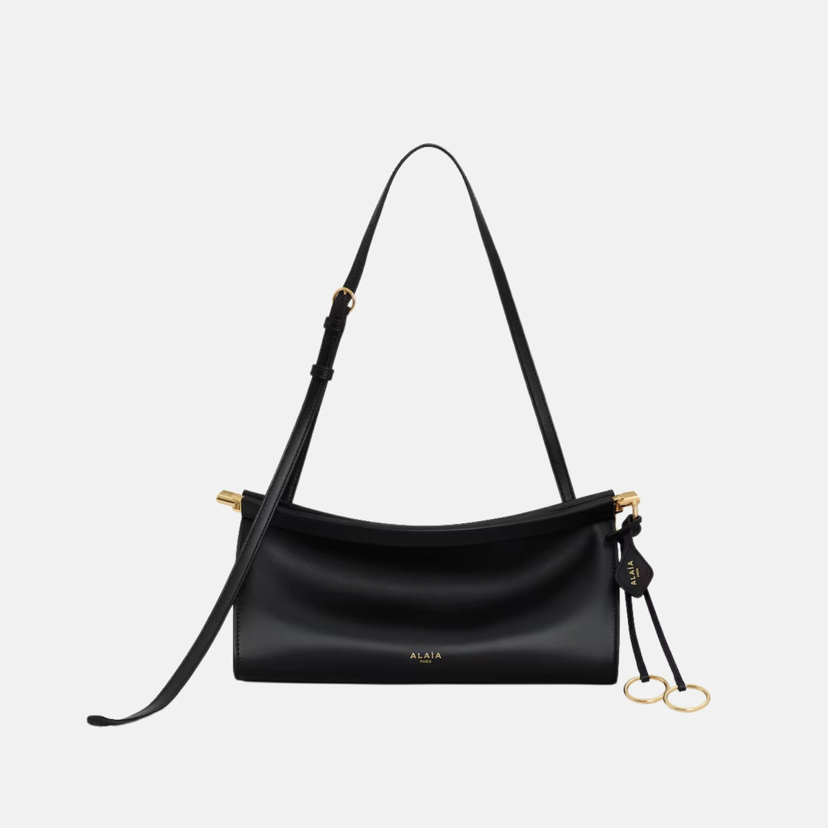 Le Click East West Small Leather Bag