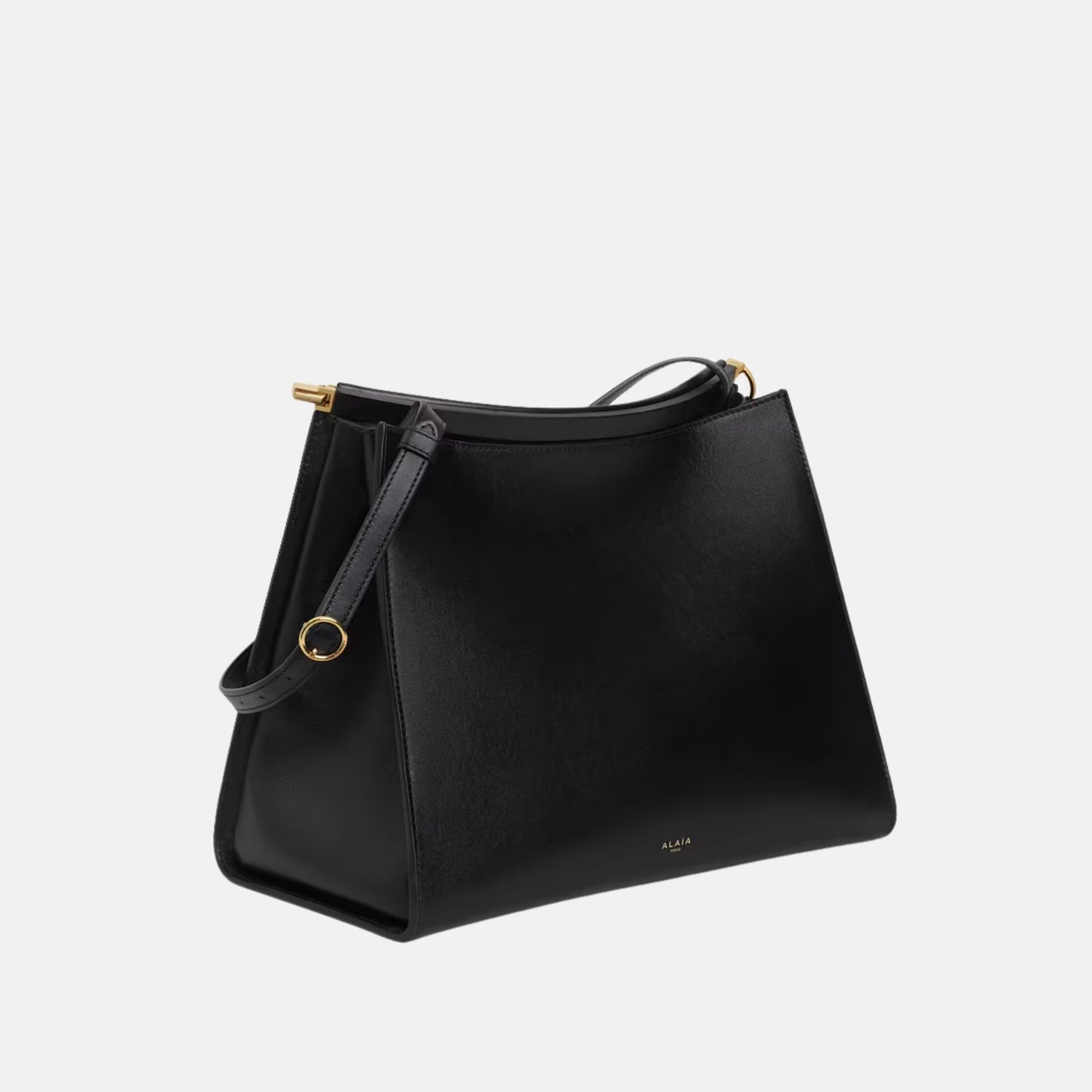 Alaia Le Click Medium Square Leather Bag, Side