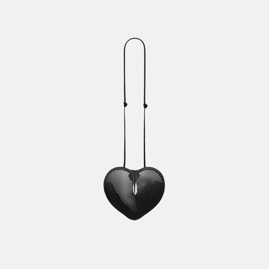 Alaia Le Coeur Bag In Perforated Leather, Black, Back