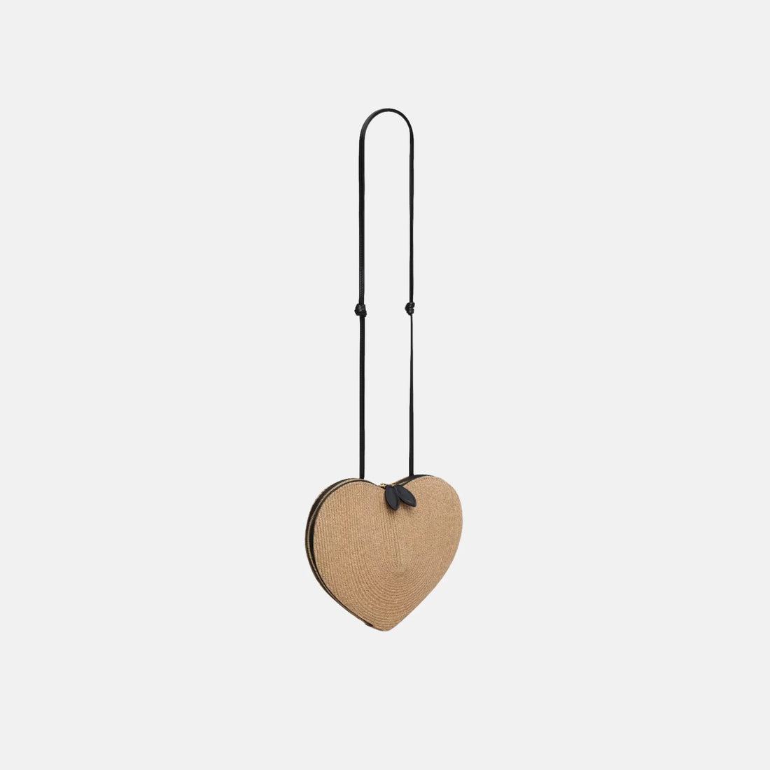 Alaia Le Coeur Heart Bag in Raffia, Side