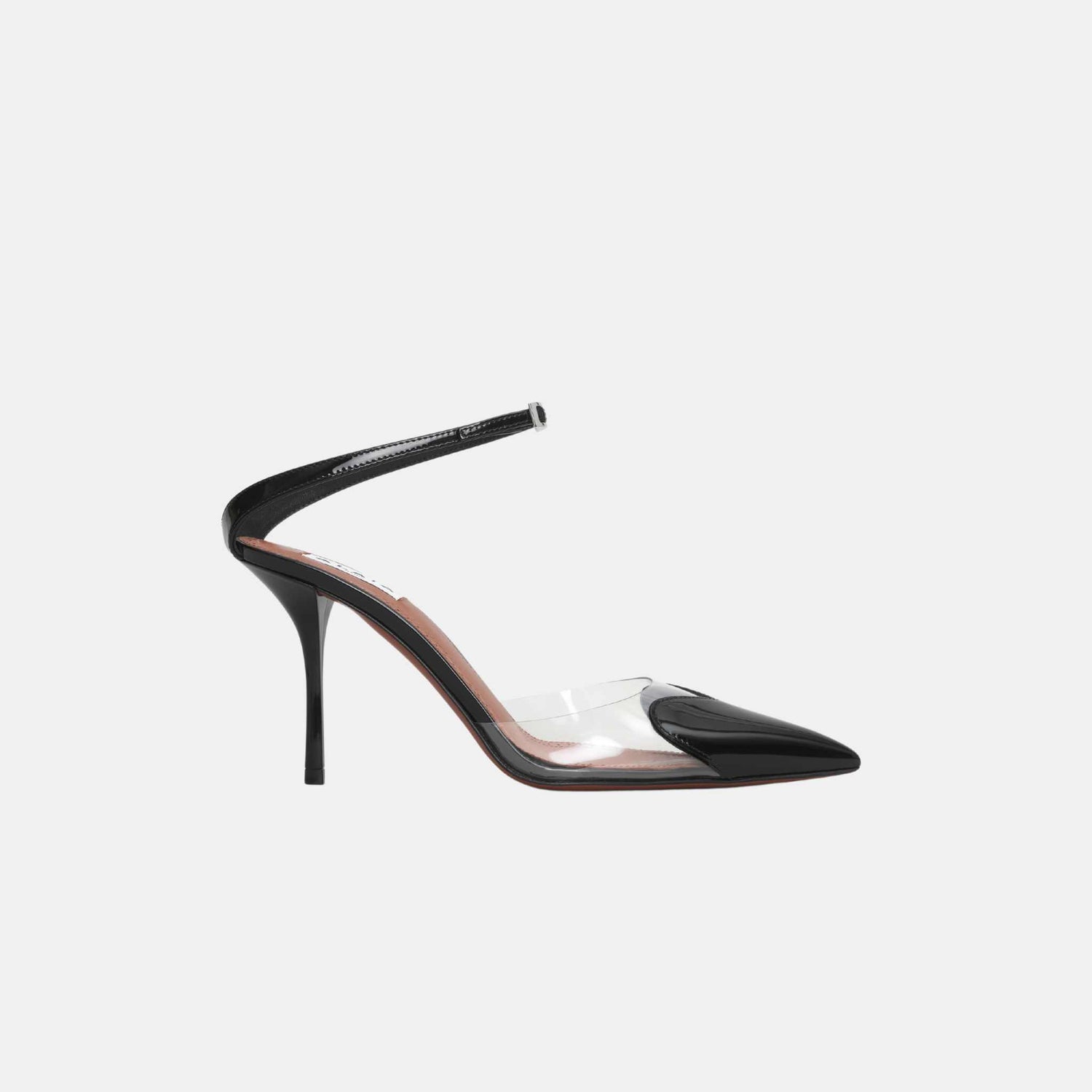 Alaia Le Cœur Pumps In Patent Calfskin, Side, Side