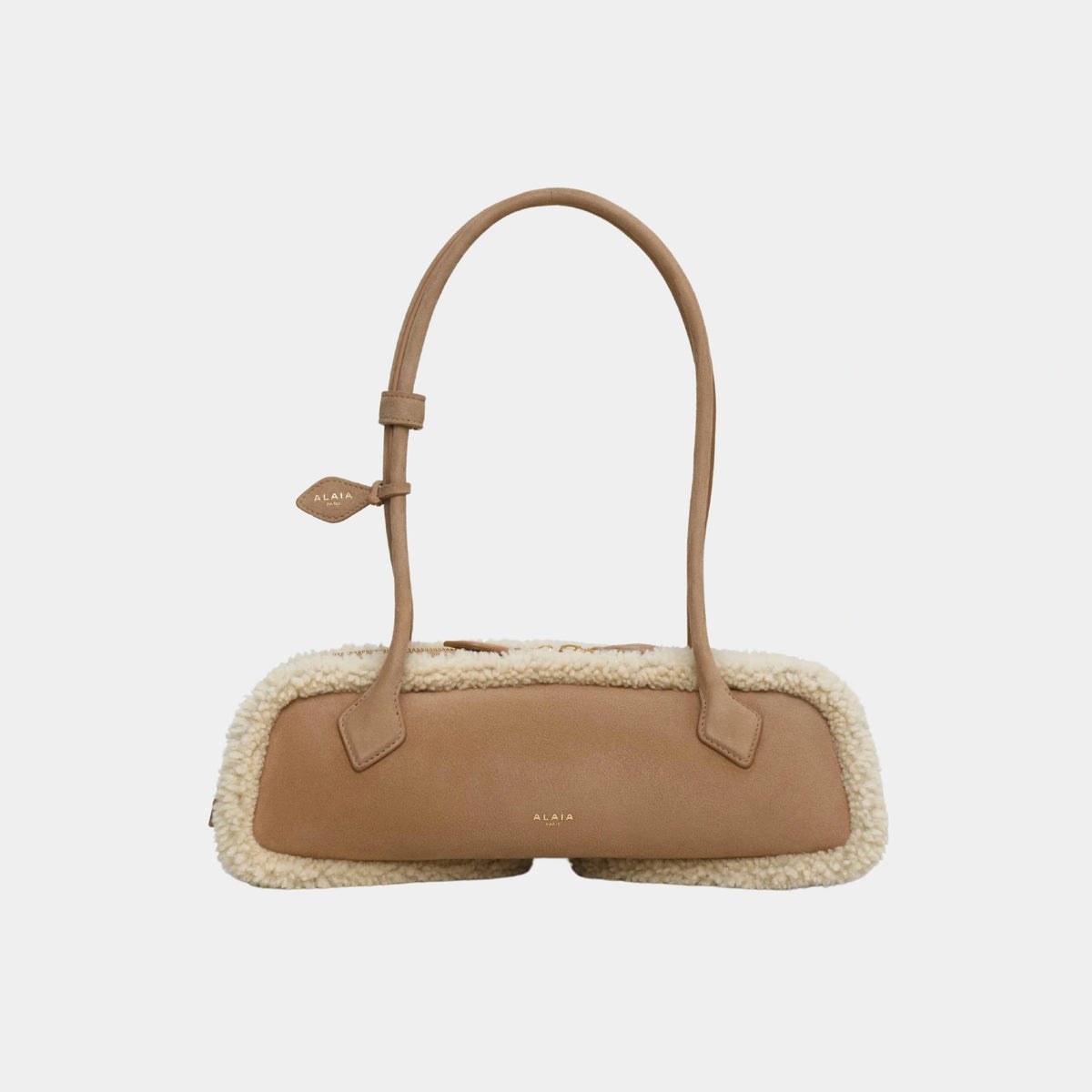Le Dachshund Medium Shearling Bag