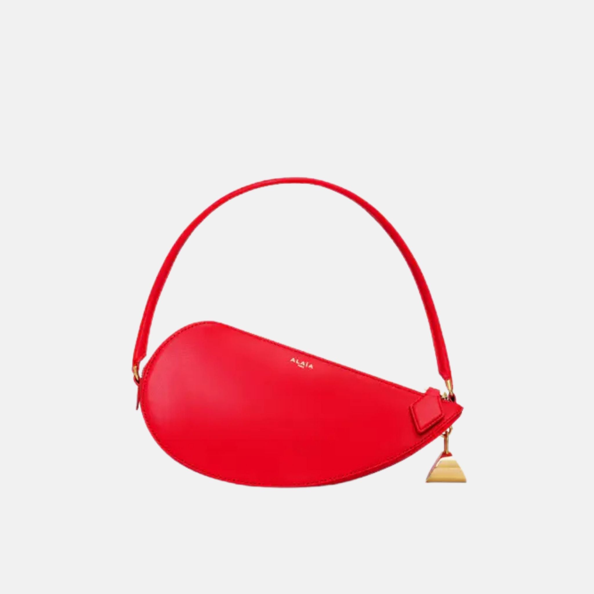 Alaia Le Demi Coeur Bag In Goatskin, Red