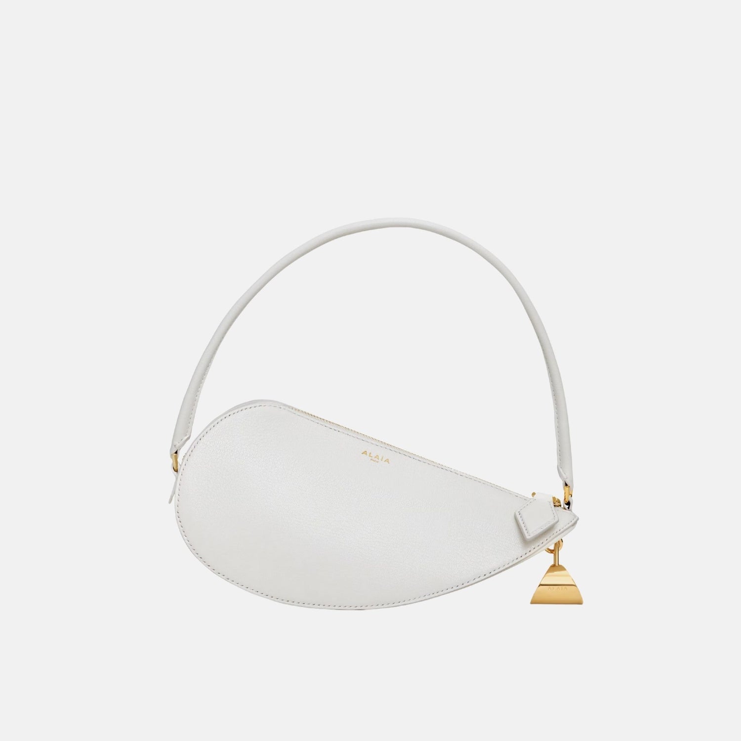 Alaia Le Demi Coeur Bag In Goatskin, Ivory