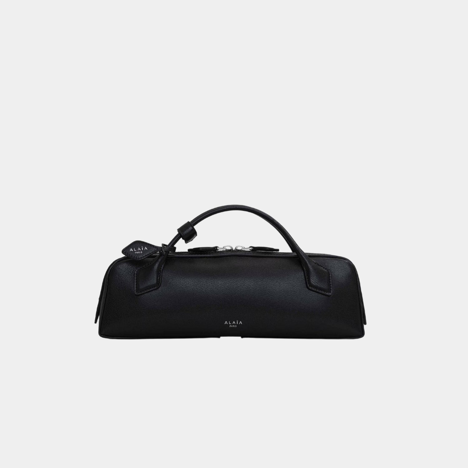 Alaia Le Teckel Clutch in Shiny Goatskin, Front