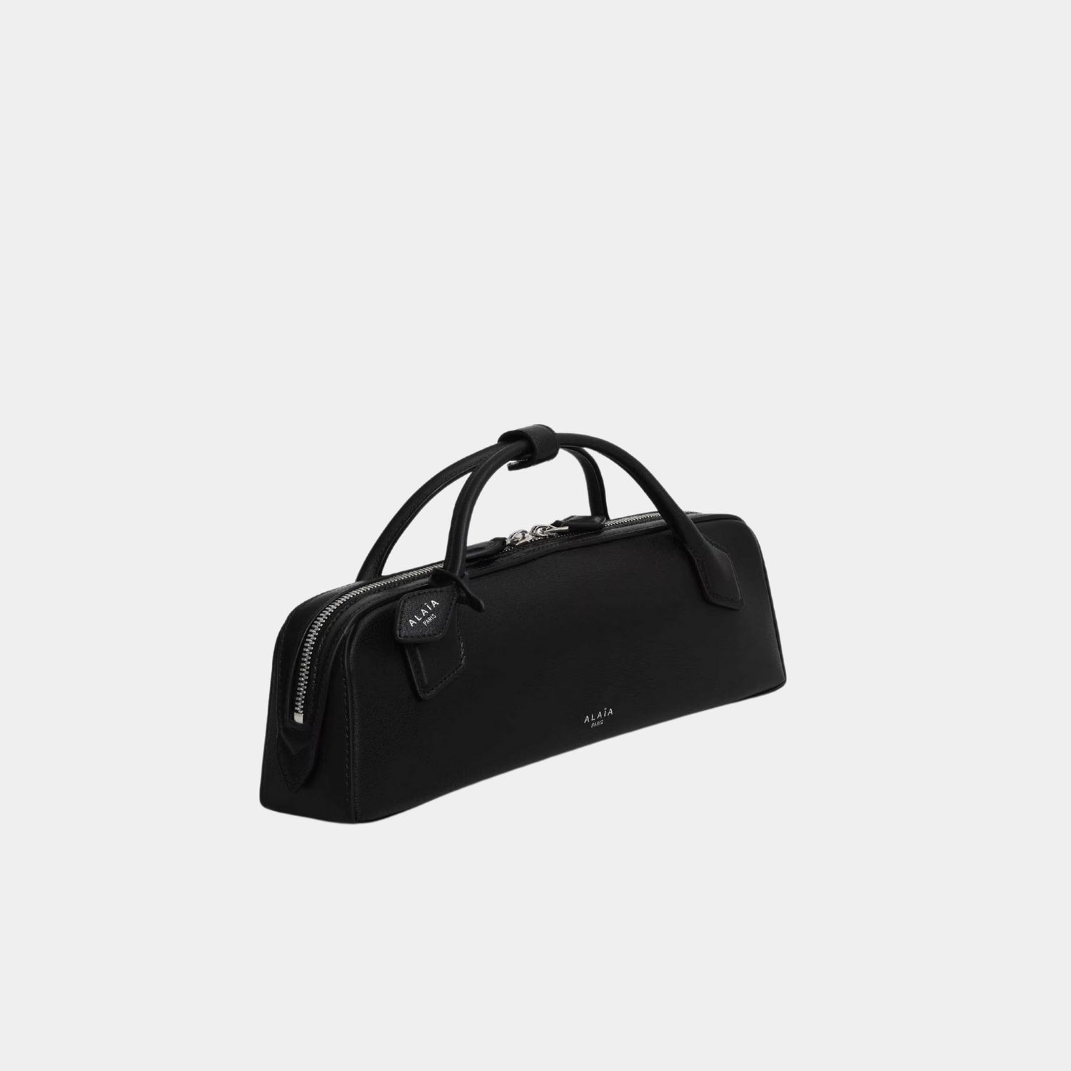 Alaia Le Teckel Clutch in Shiny Goatskin, Side