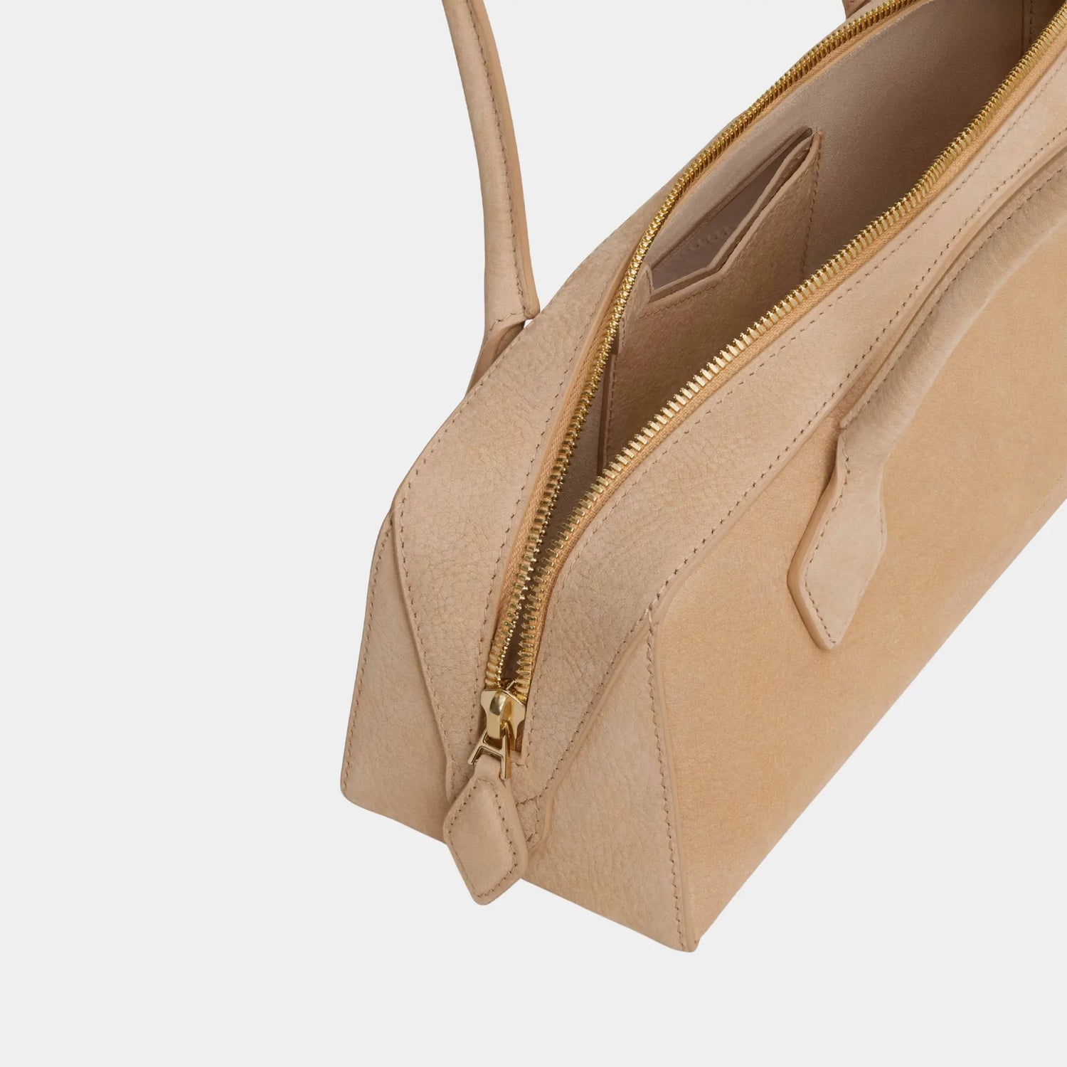 حقيبة Le Teckel Medium من شامواه Nubuck