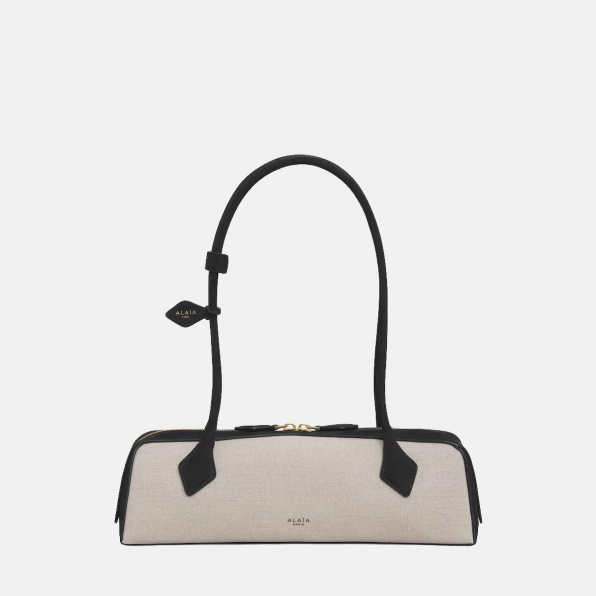 Le Teckel Medium Canvas and Nubuck Bag