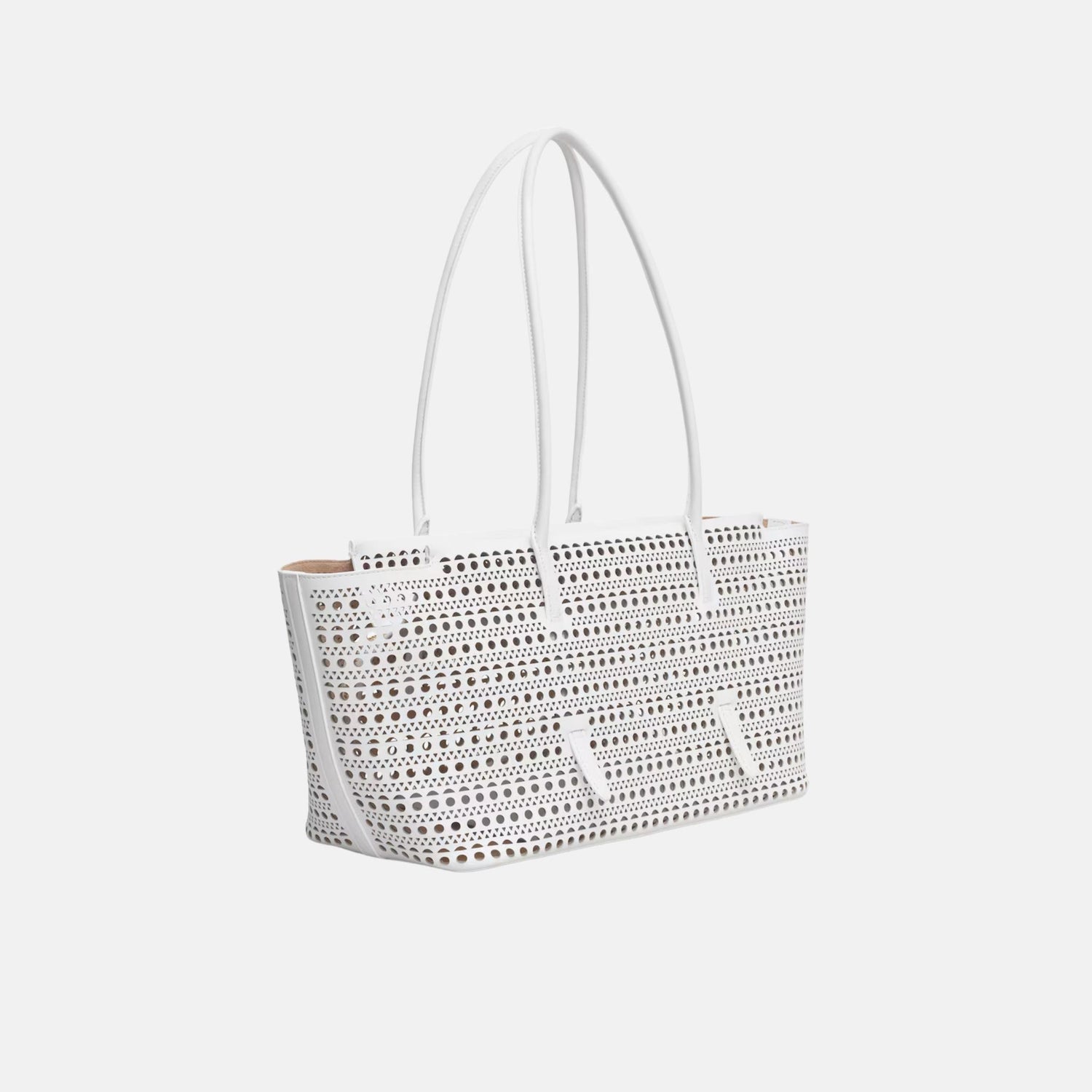 Alaia Neo Mina 32 Bag In Vienne Calfskin, Side
